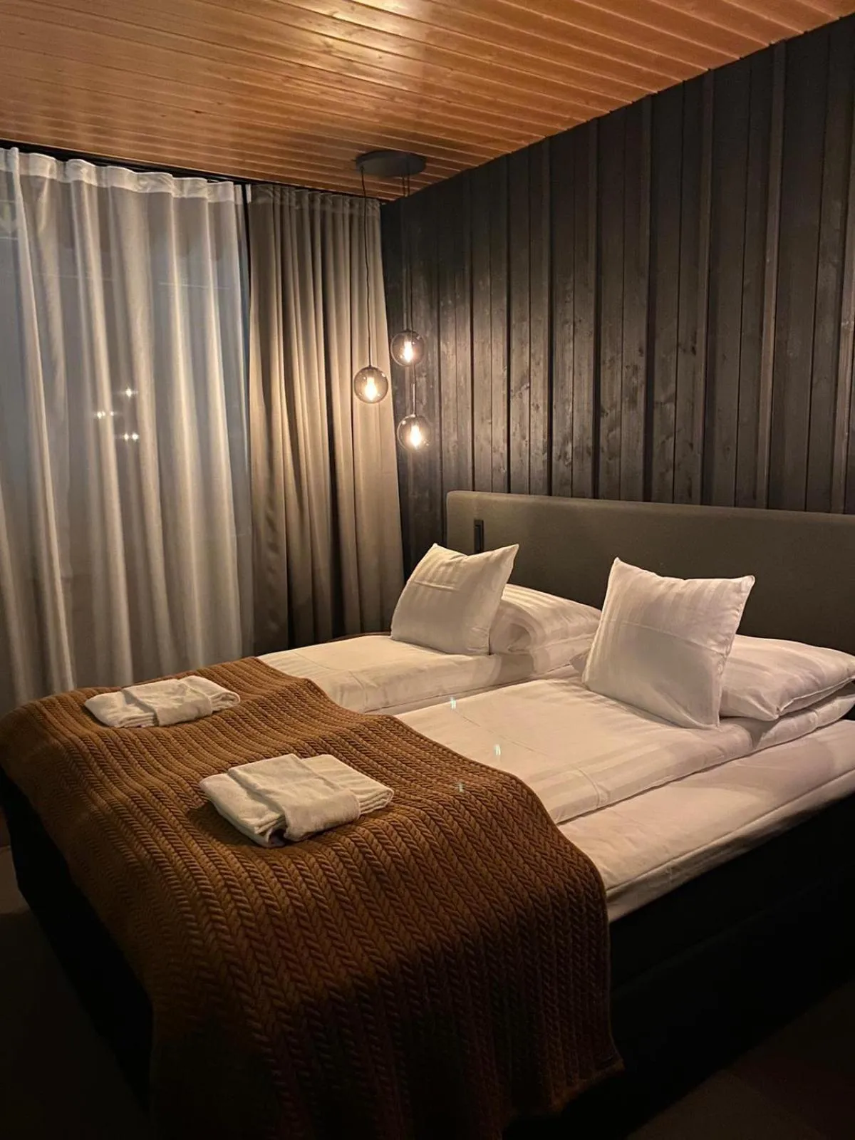 Bed in Wilderness Hotel Muotka & Igloos