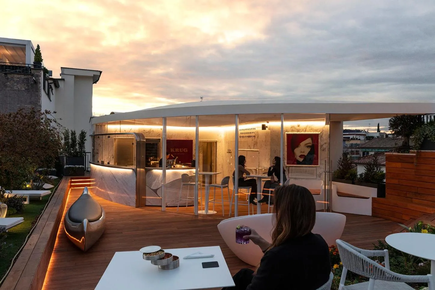 Balcony/Terrace in ROMEO Roma