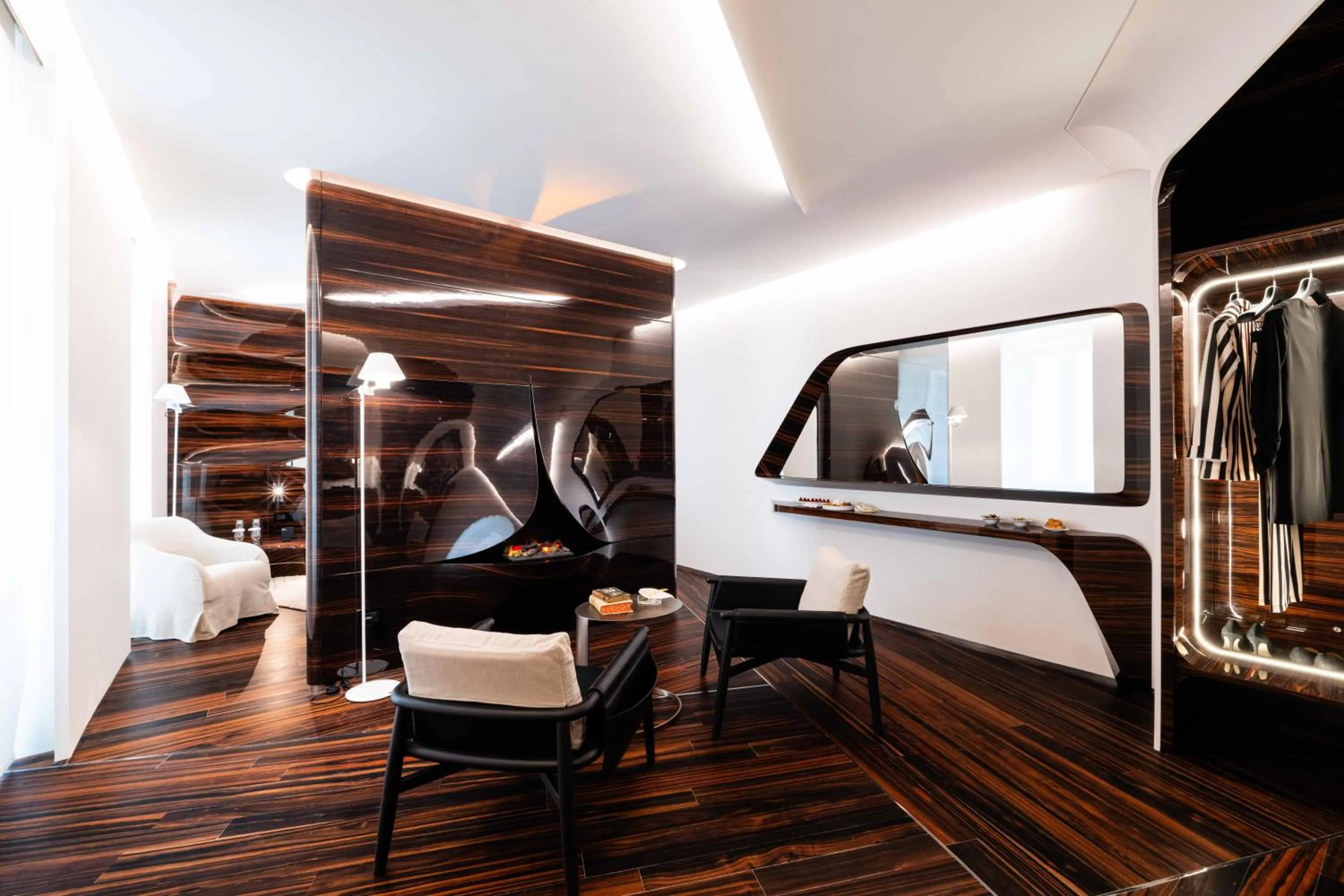 Living room, Bed in ROMEO Roma