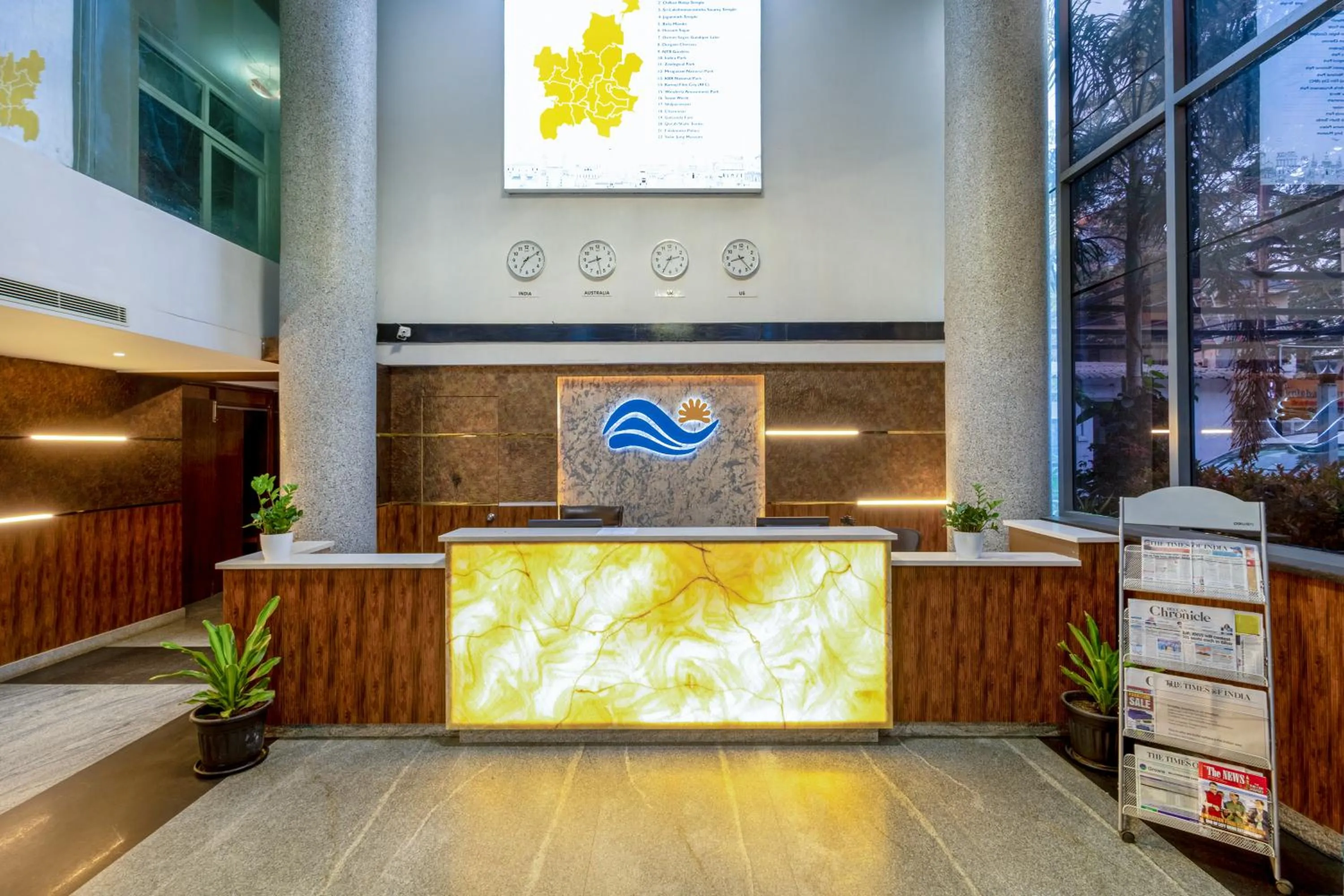 Lobby or reception in Sunrise A Boutique Hotel, Kondapur - Gachibowli