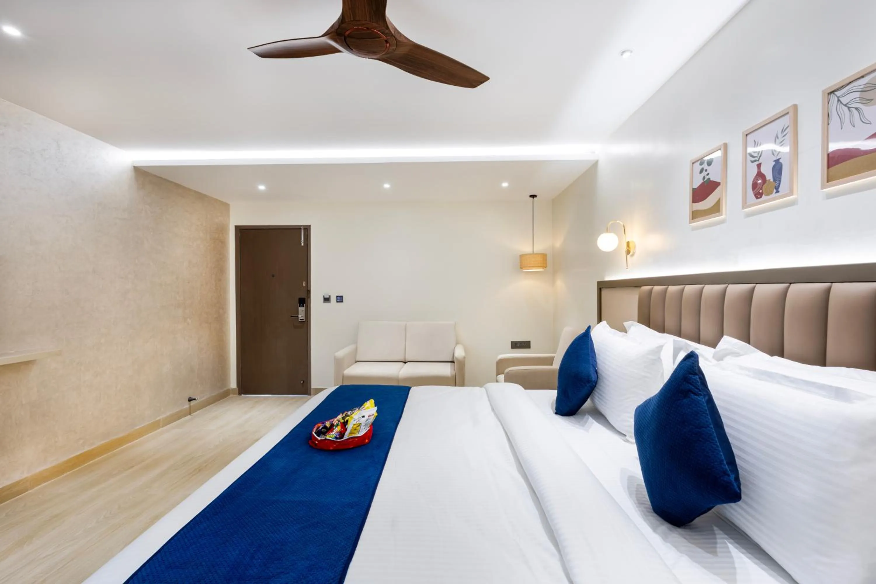 Bedroom, Bed in Sunrise A Boutique Hotel, Kondapur - Gachibowli