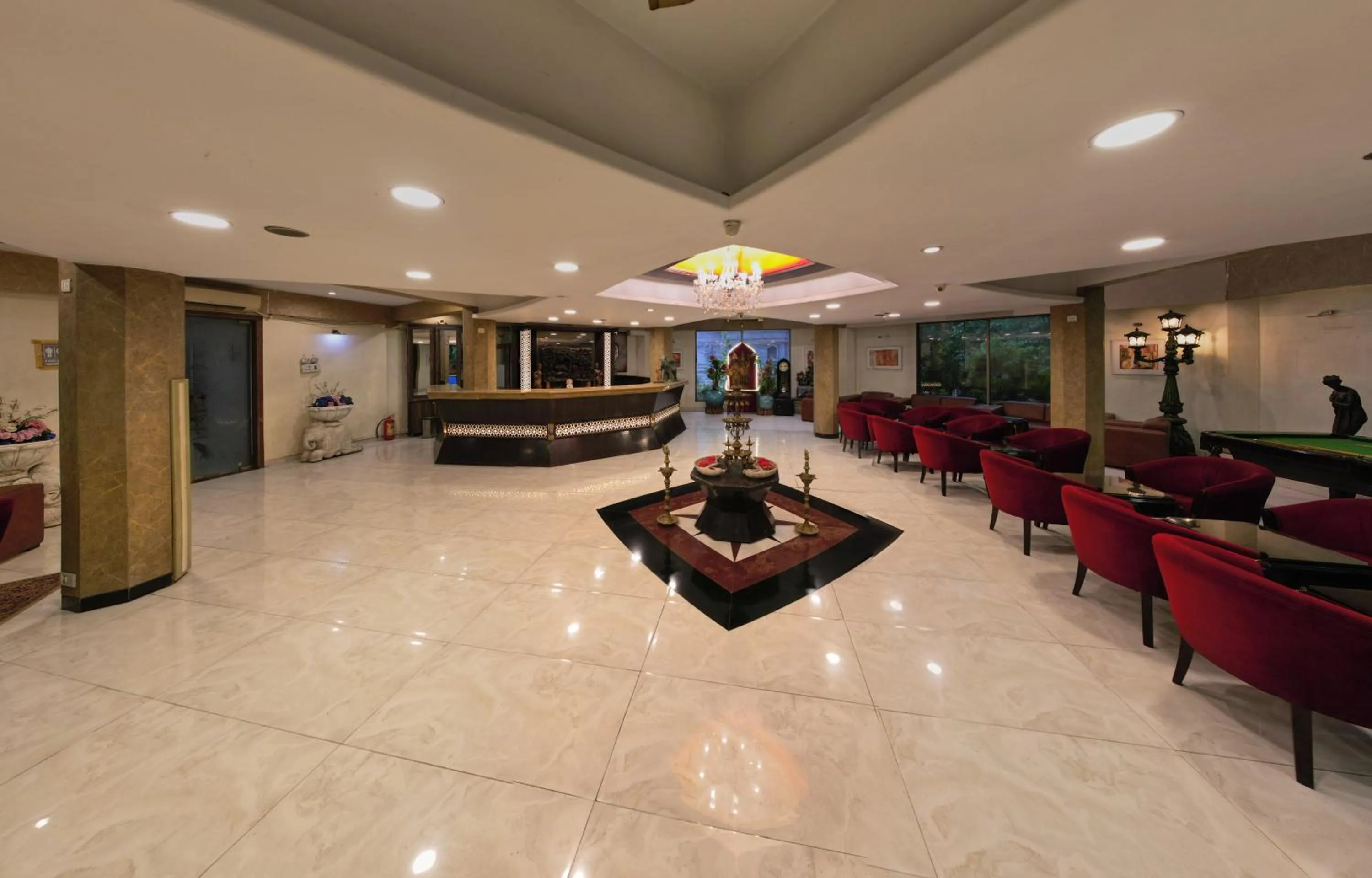 Lobby or reception in Aayush Resort