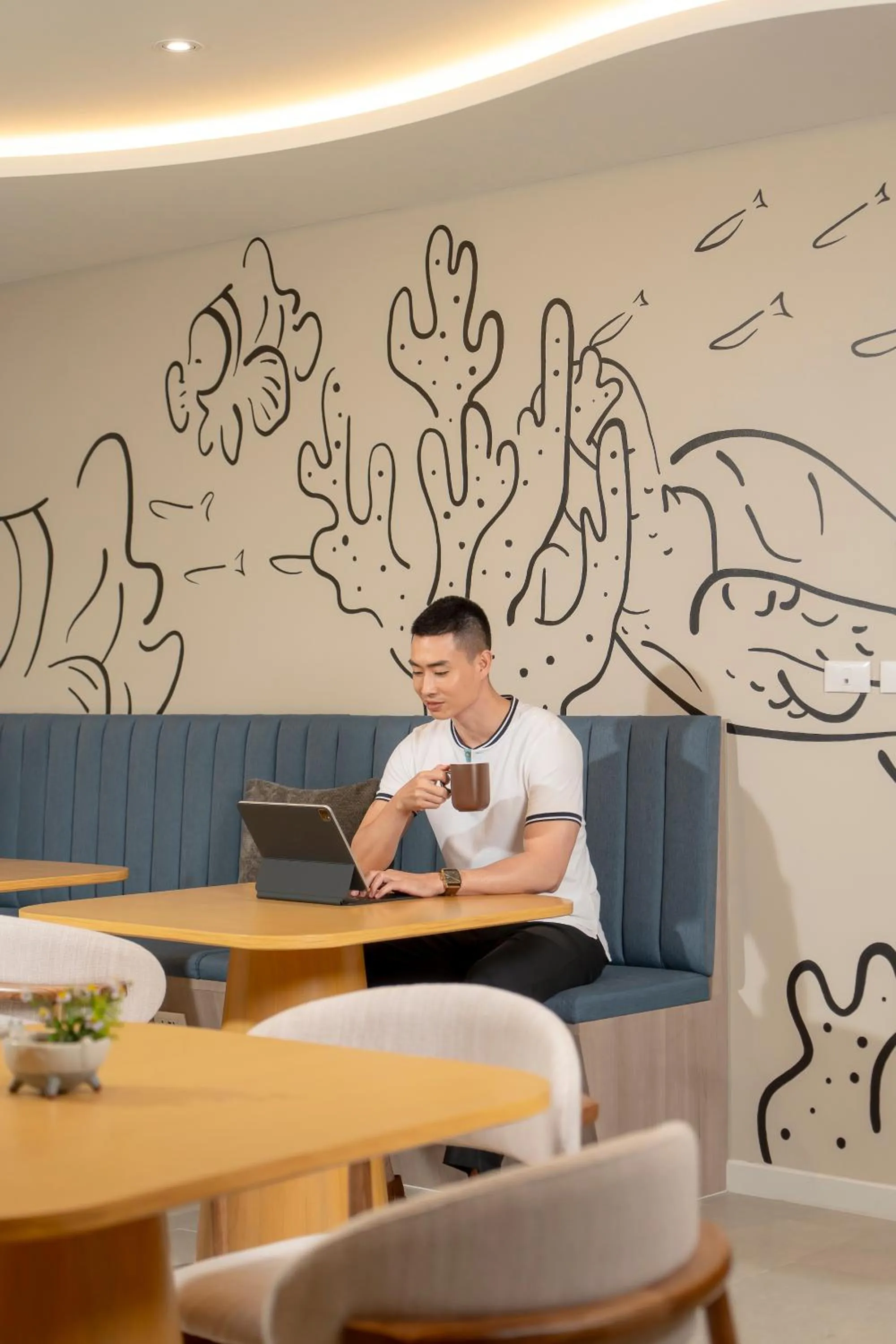 Seating area in P-Park Hotel Pattaya