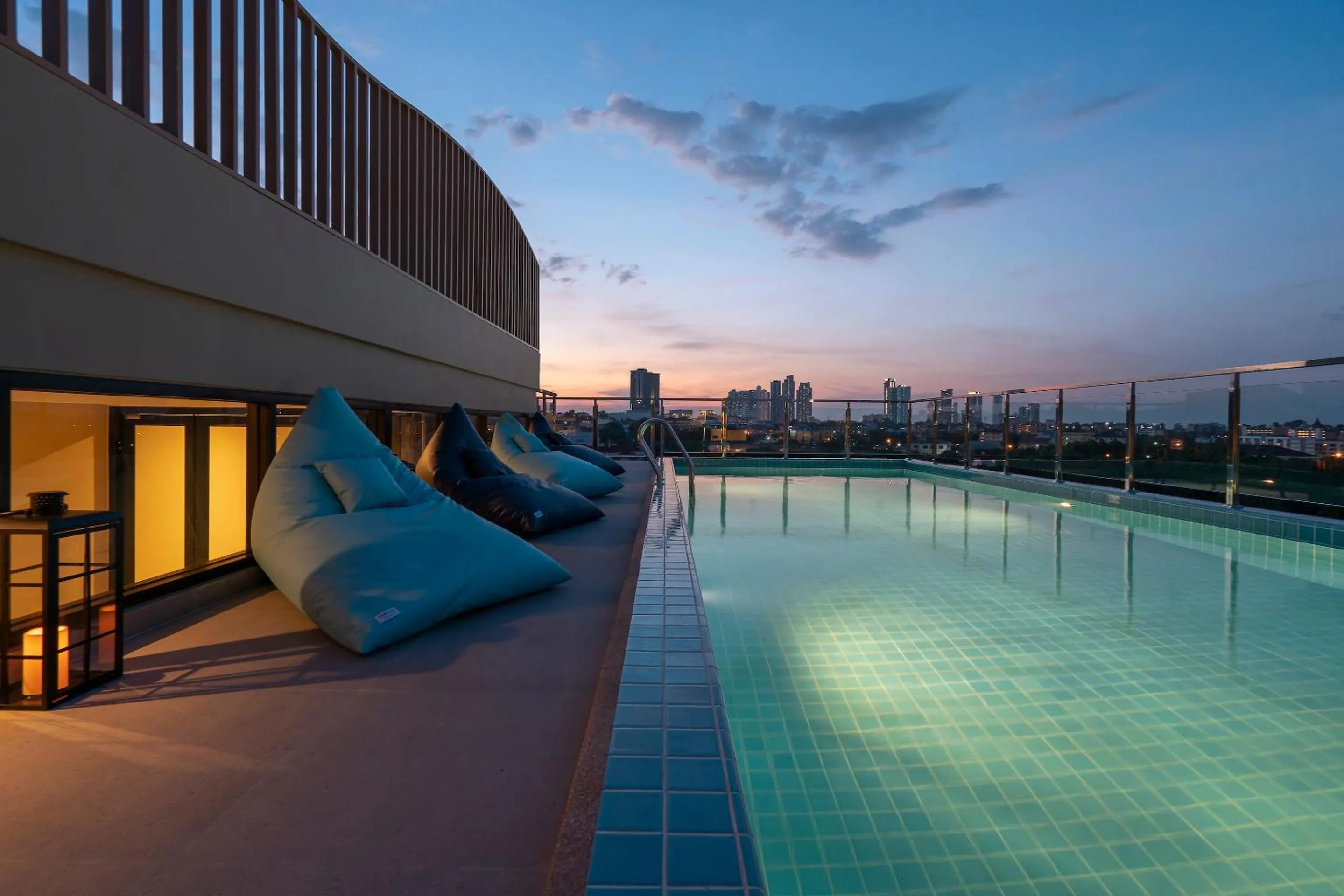 Pool view in P-Park Hotel Pattaya