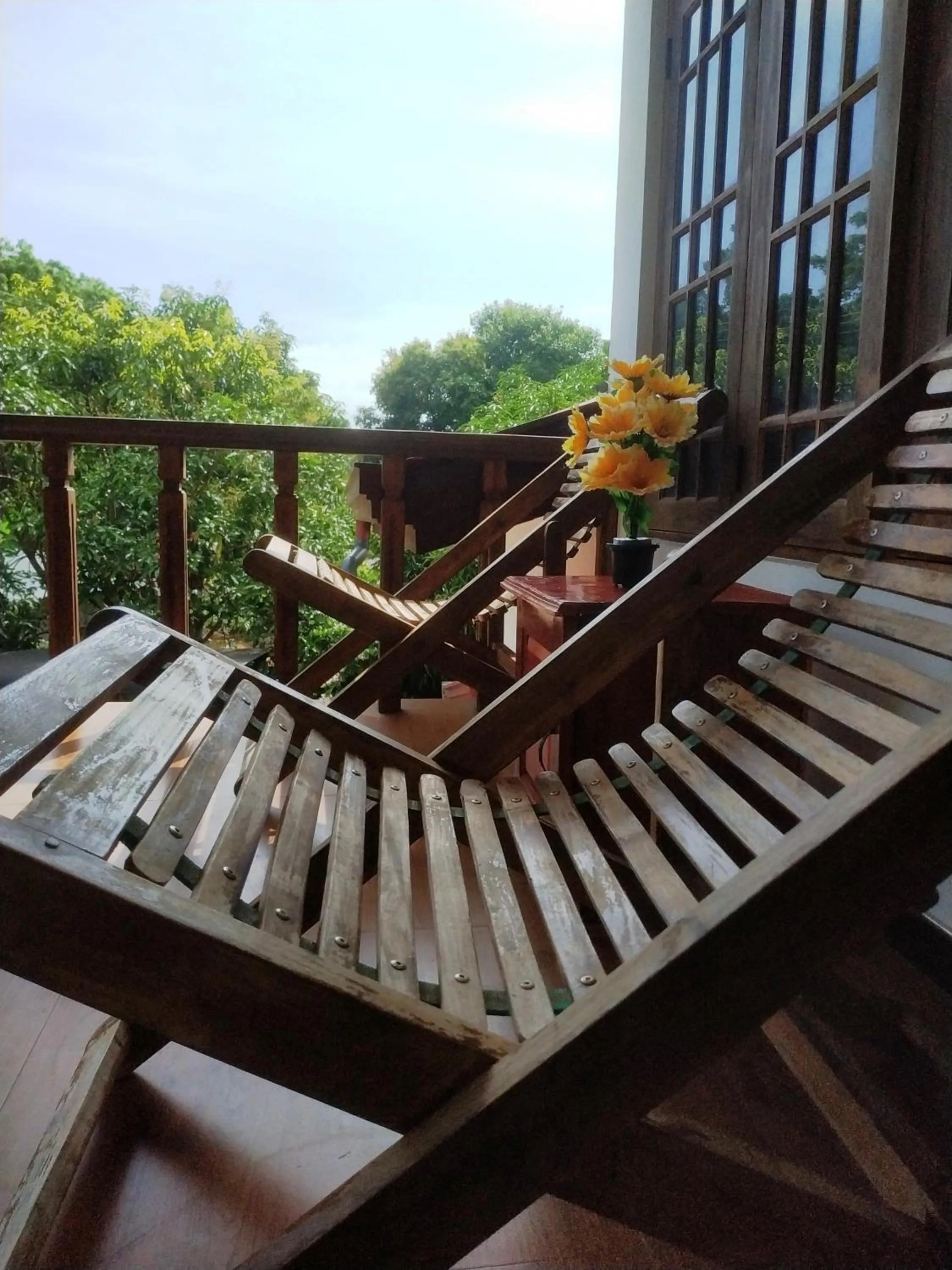Balcony/Terrace in Green heaven safari resort Udawalawa