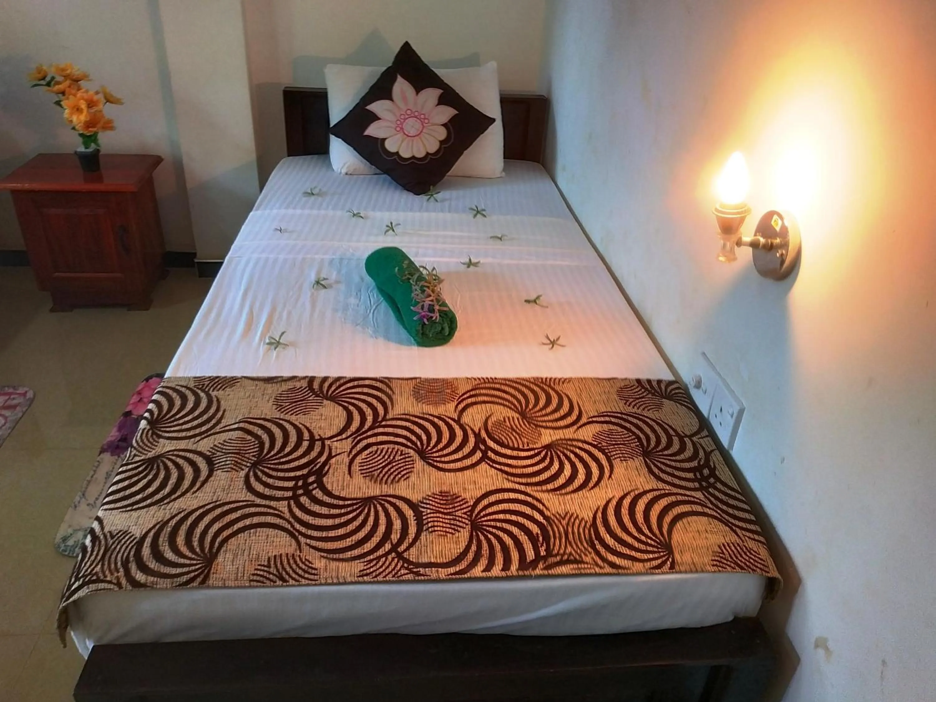 Bed in Green heaven safari resort Udawalawa