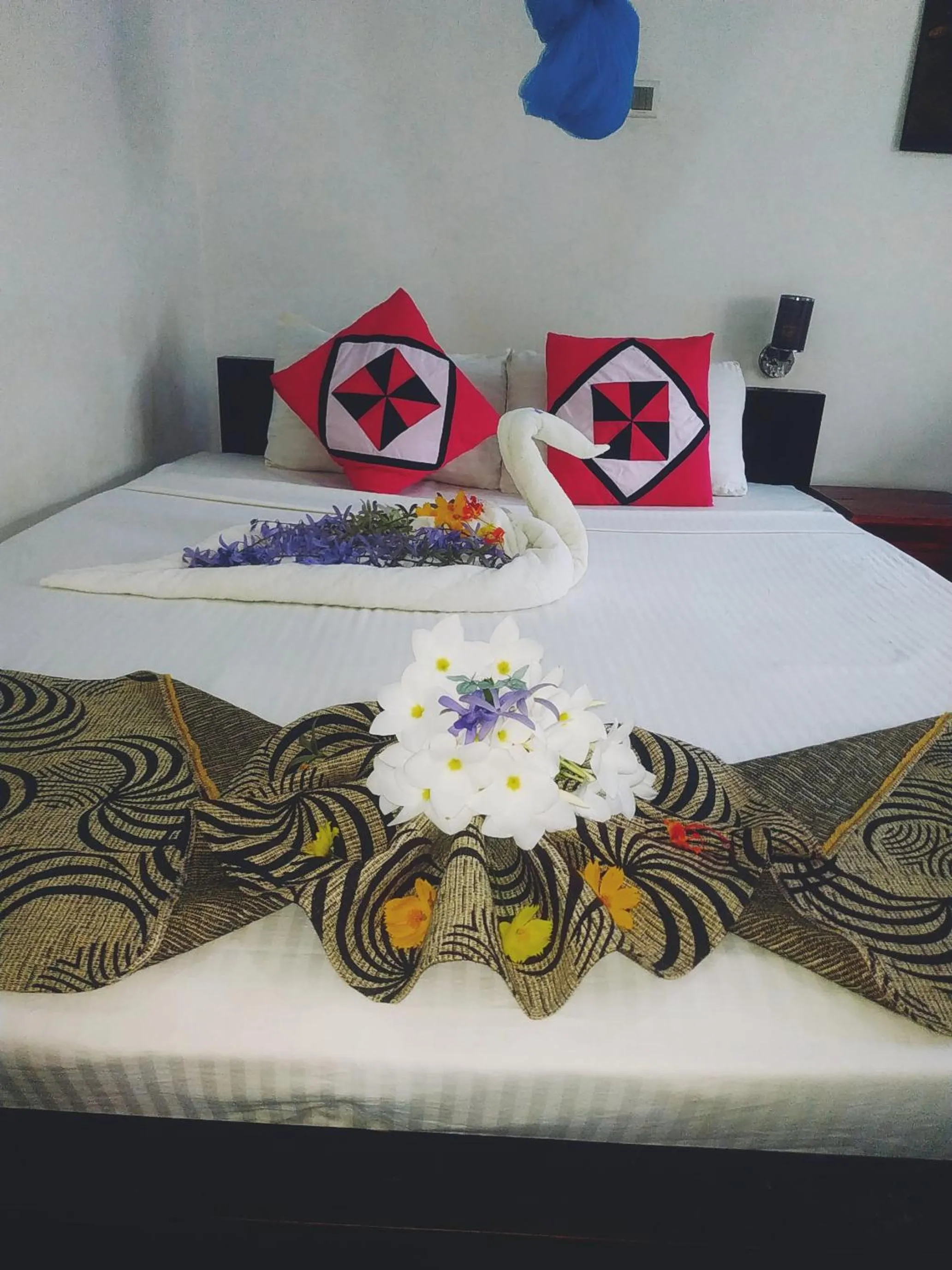 View (from property/room), Bed in Green heaven safari resort Udawalawa