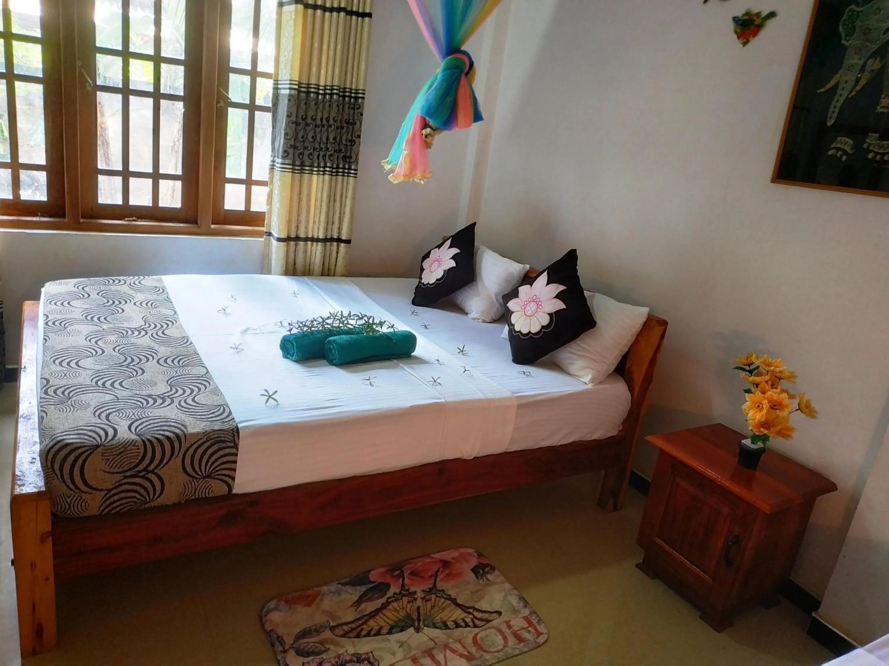 Bed in Green heaven safari resort Udawalawa