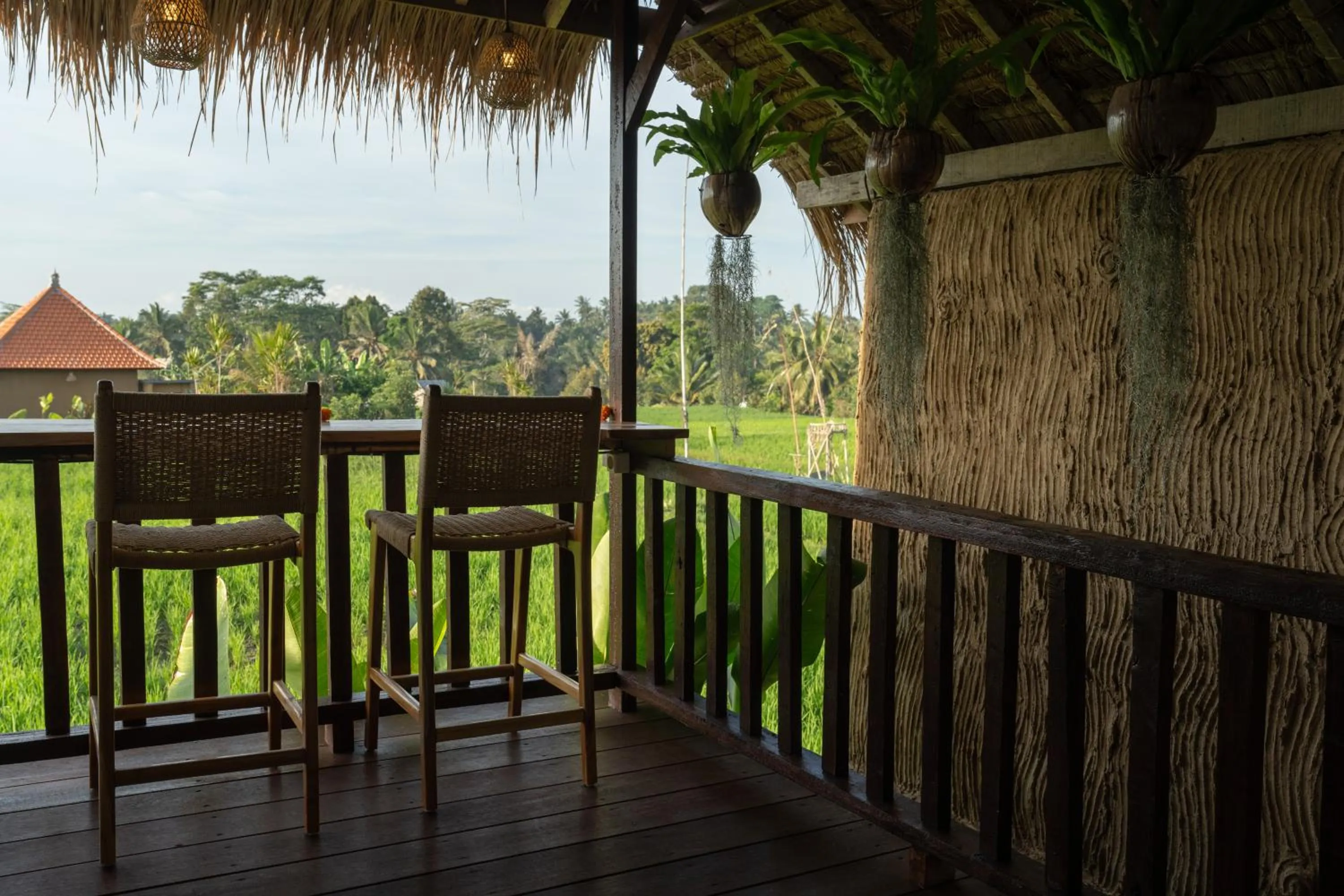 Balcony/Terrace in Wisana Villa Ubud by Dhananjaya Hospitality