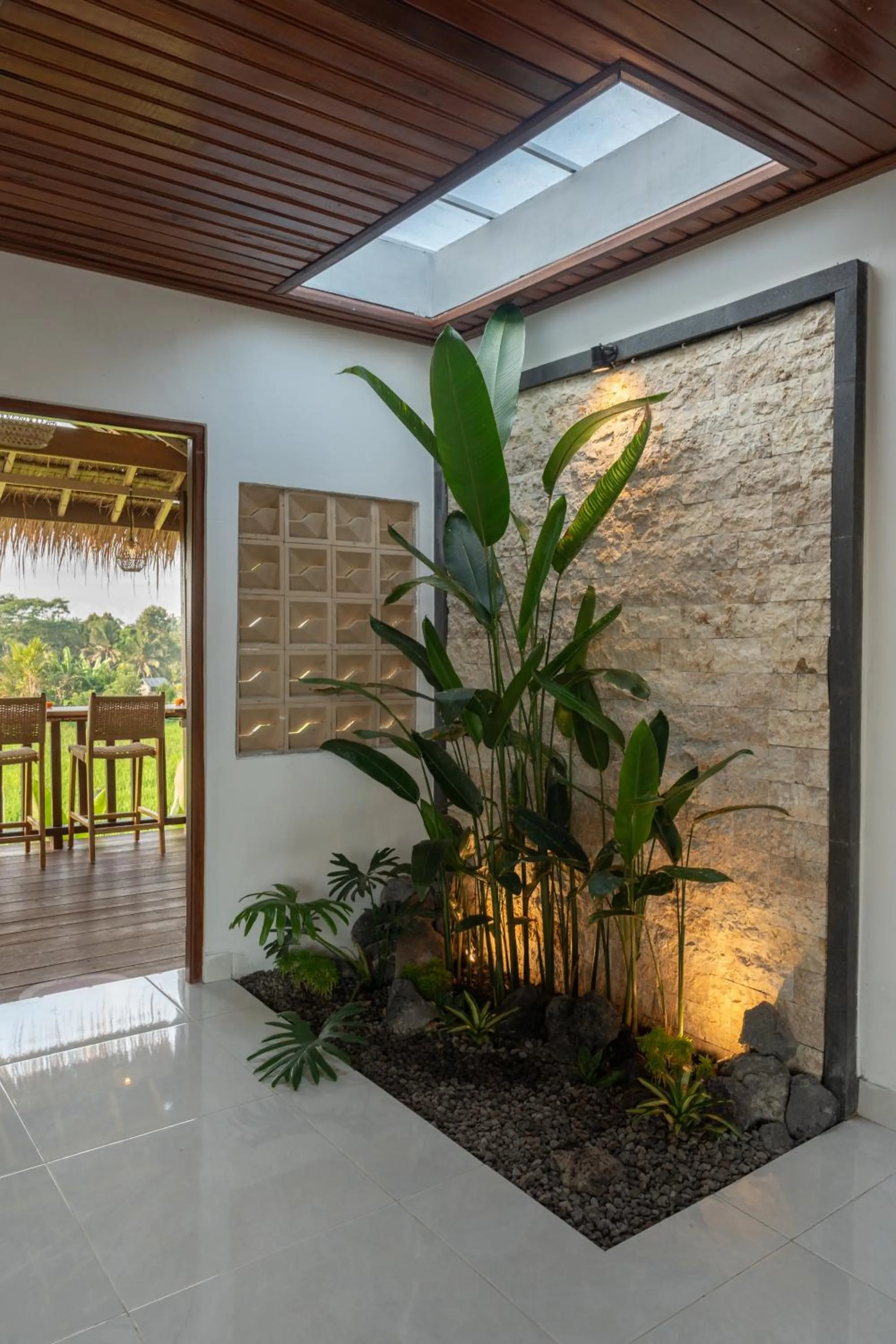 Living room in Wisana Villa Ubud by Dhananjaya Hospitality
