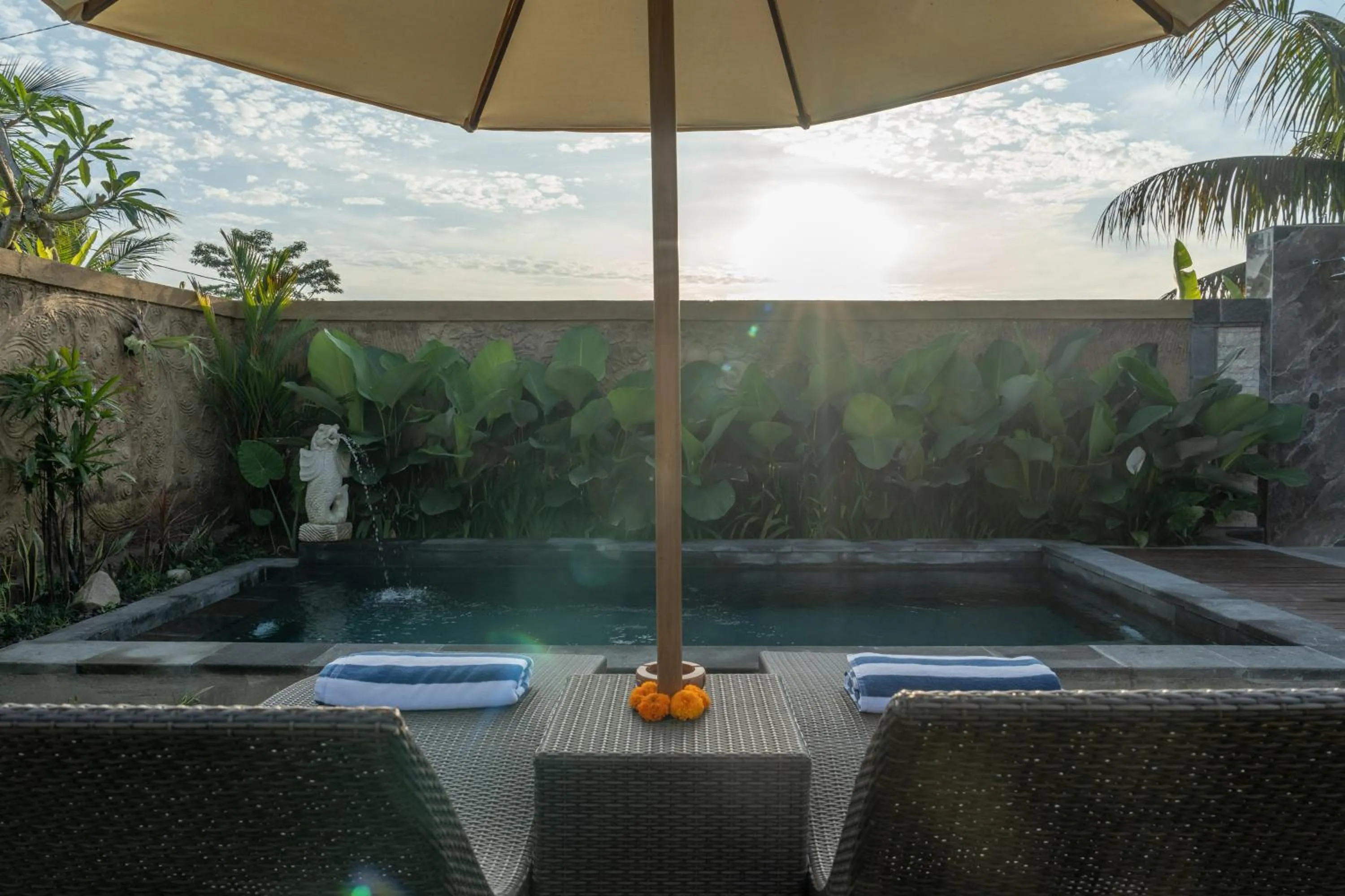 Swimming pool in Wisana Villa Ubud by Dhananjaya Hospitality