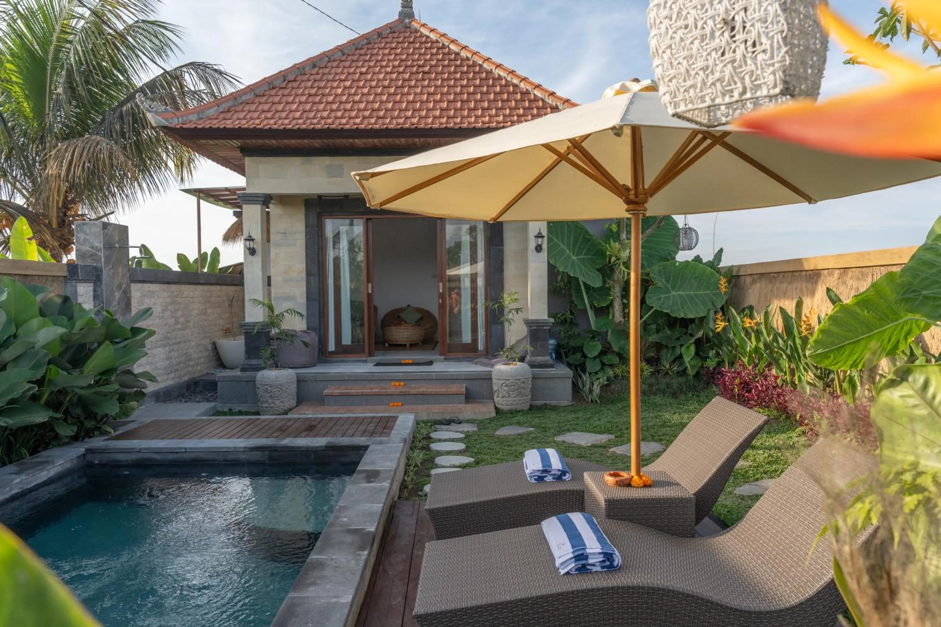 Swimming pool in Wisana Villa Ubud by Dhananjaya Hospitality