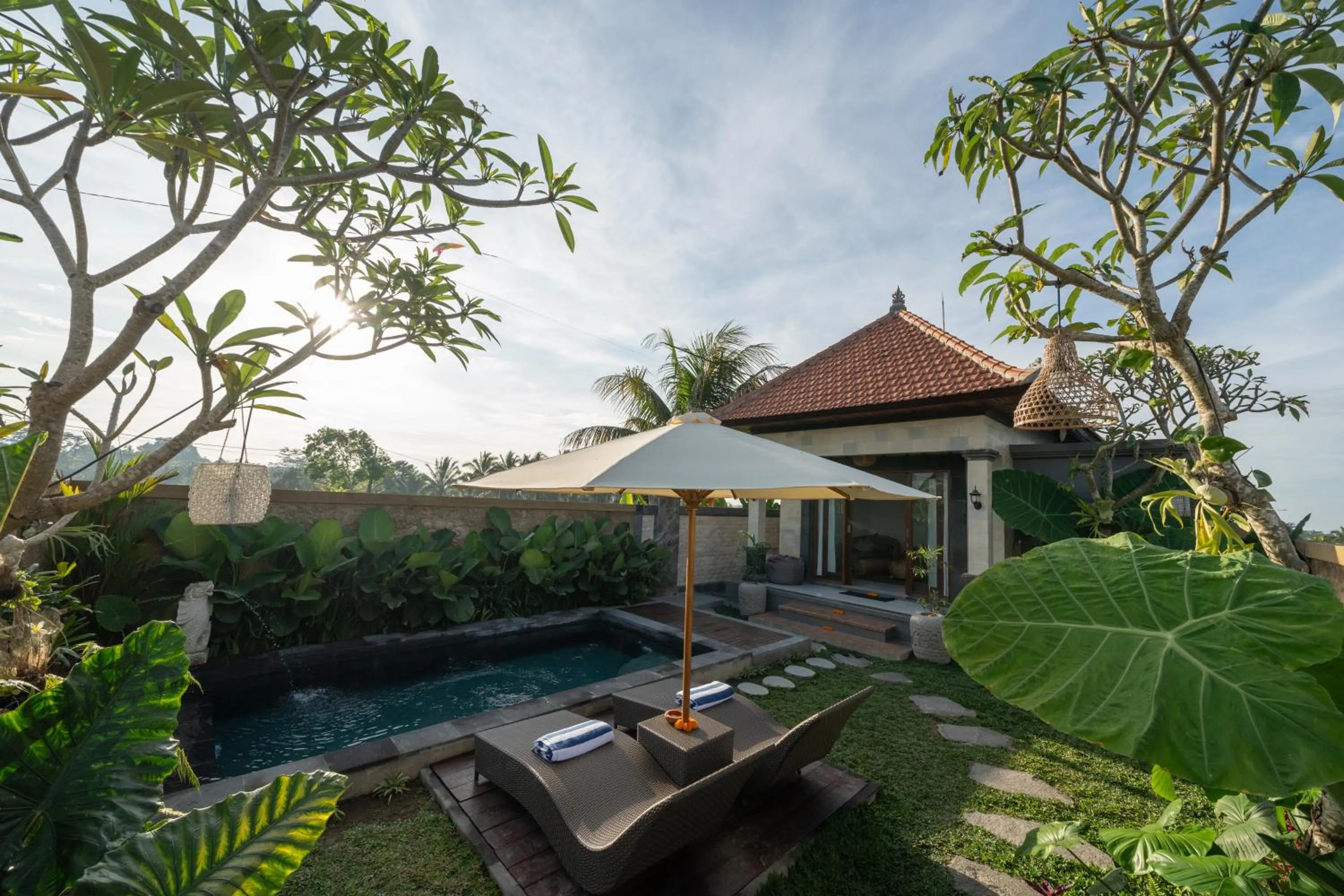 Swimming pool in Wisana Villa Ubud by Dhananjaya Hospitality