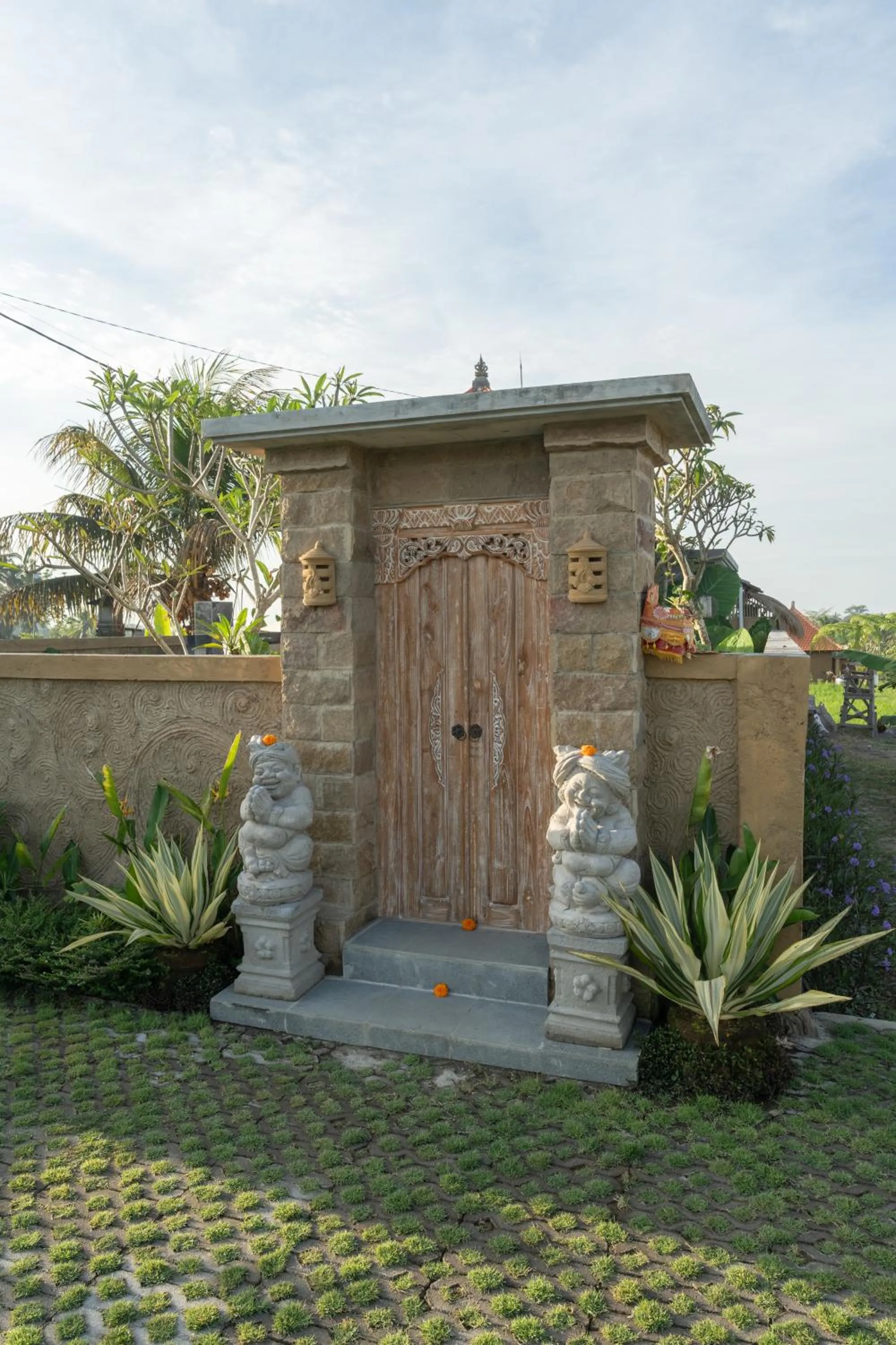 Facade/entrance in Wisana Villa Ubud by Dhananjaya Hospitality