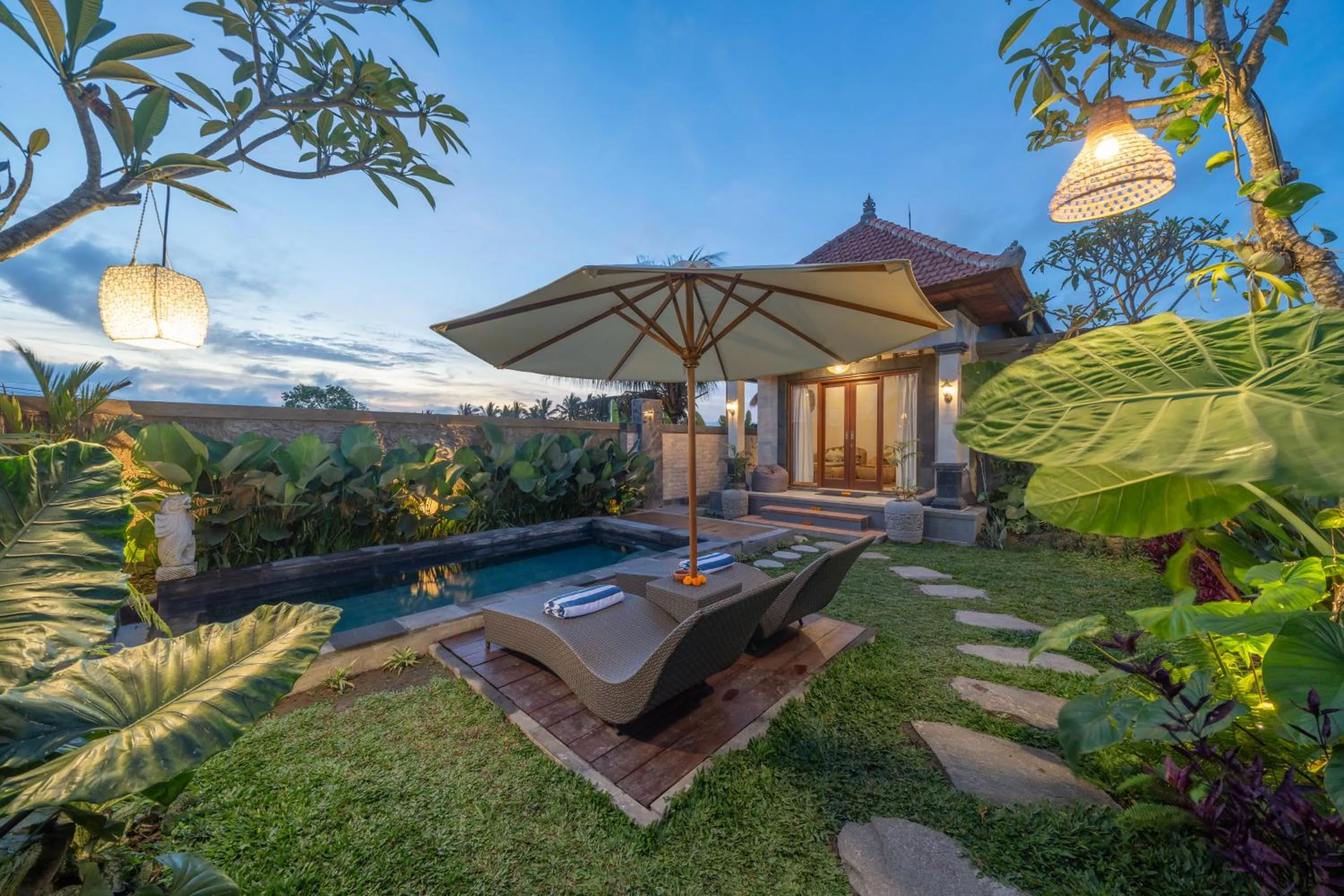 Patio in Wisana Villa Ubud by Dhananjaya Hospitality