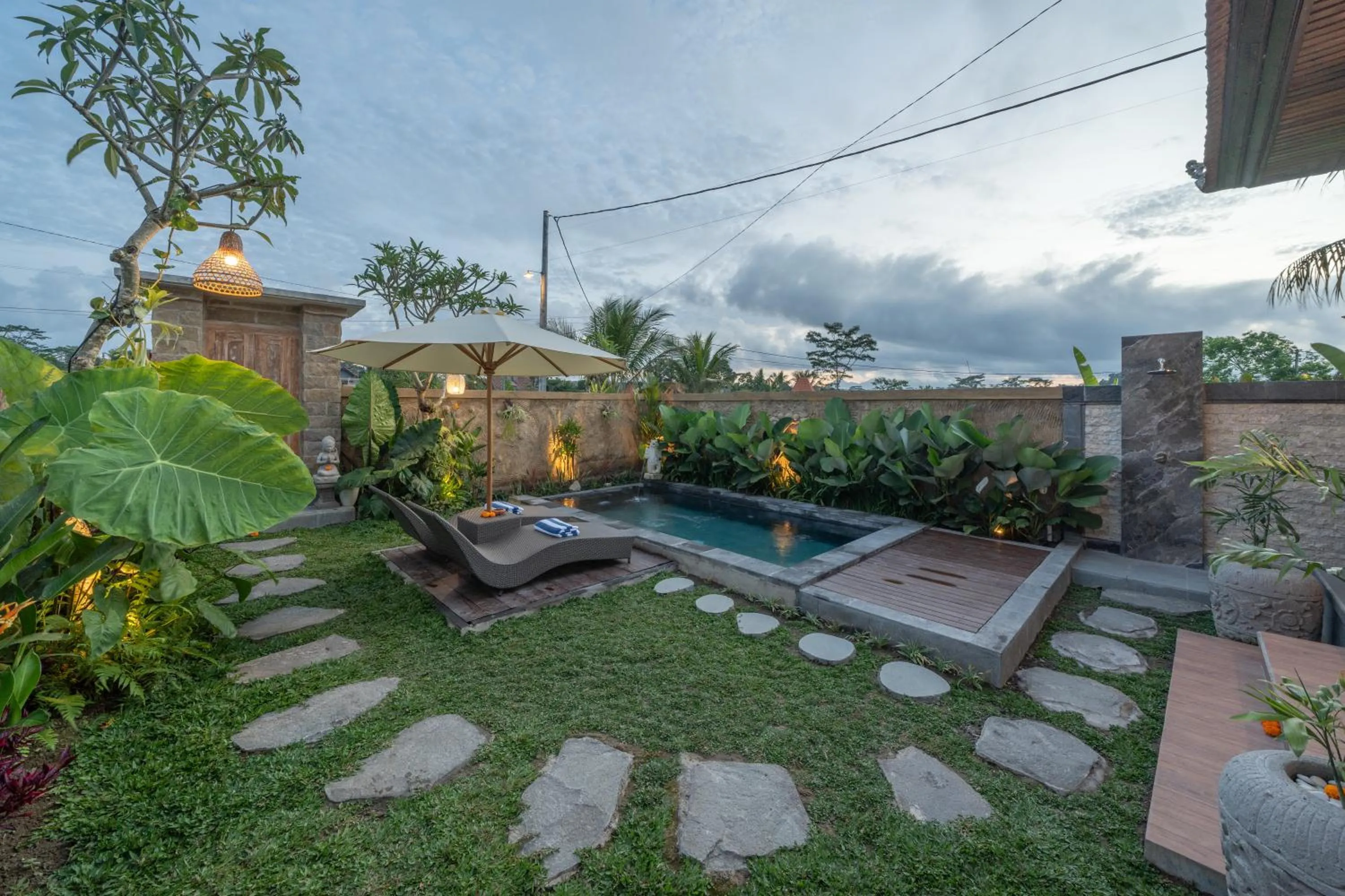 Swimming pool in Wisana Villa Ubud by Dhananjaya Hospitality