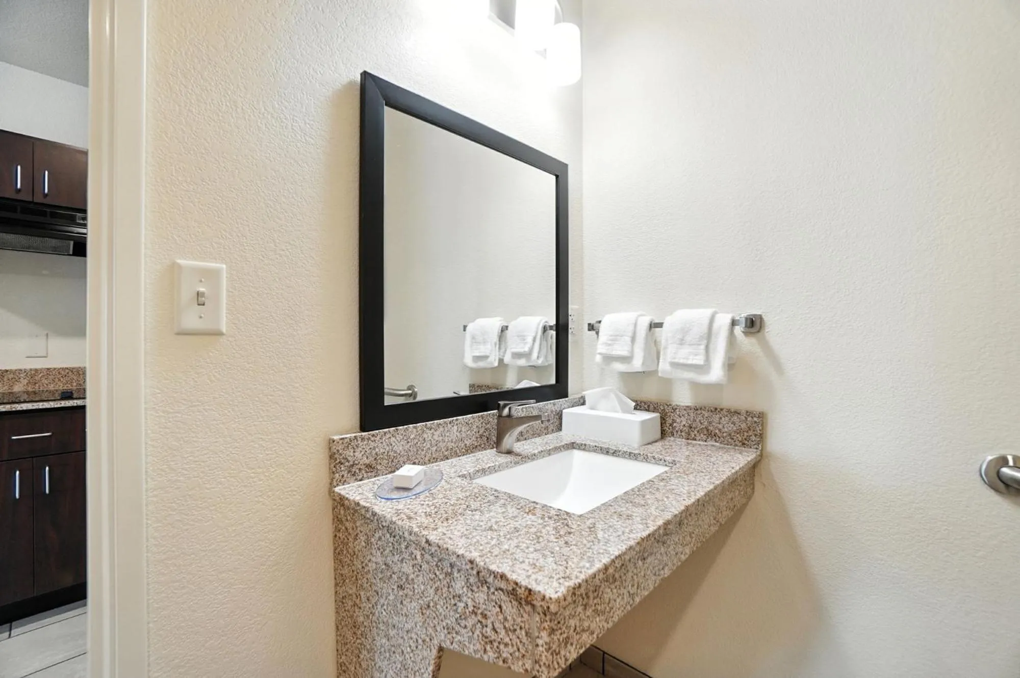 Bathroom in Cobblestone Hotel & Suites - Bellefontaine