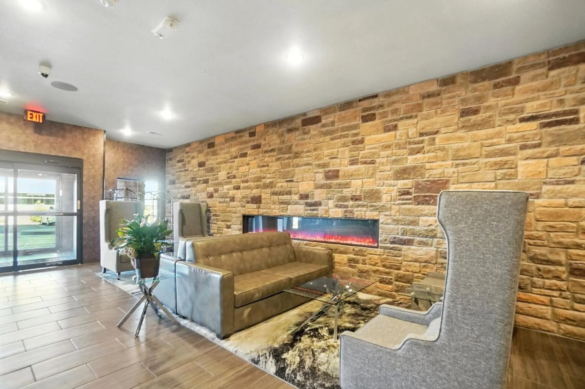 Lobby or reception in Cobblestone Hotel & Suites - Bellefontaine