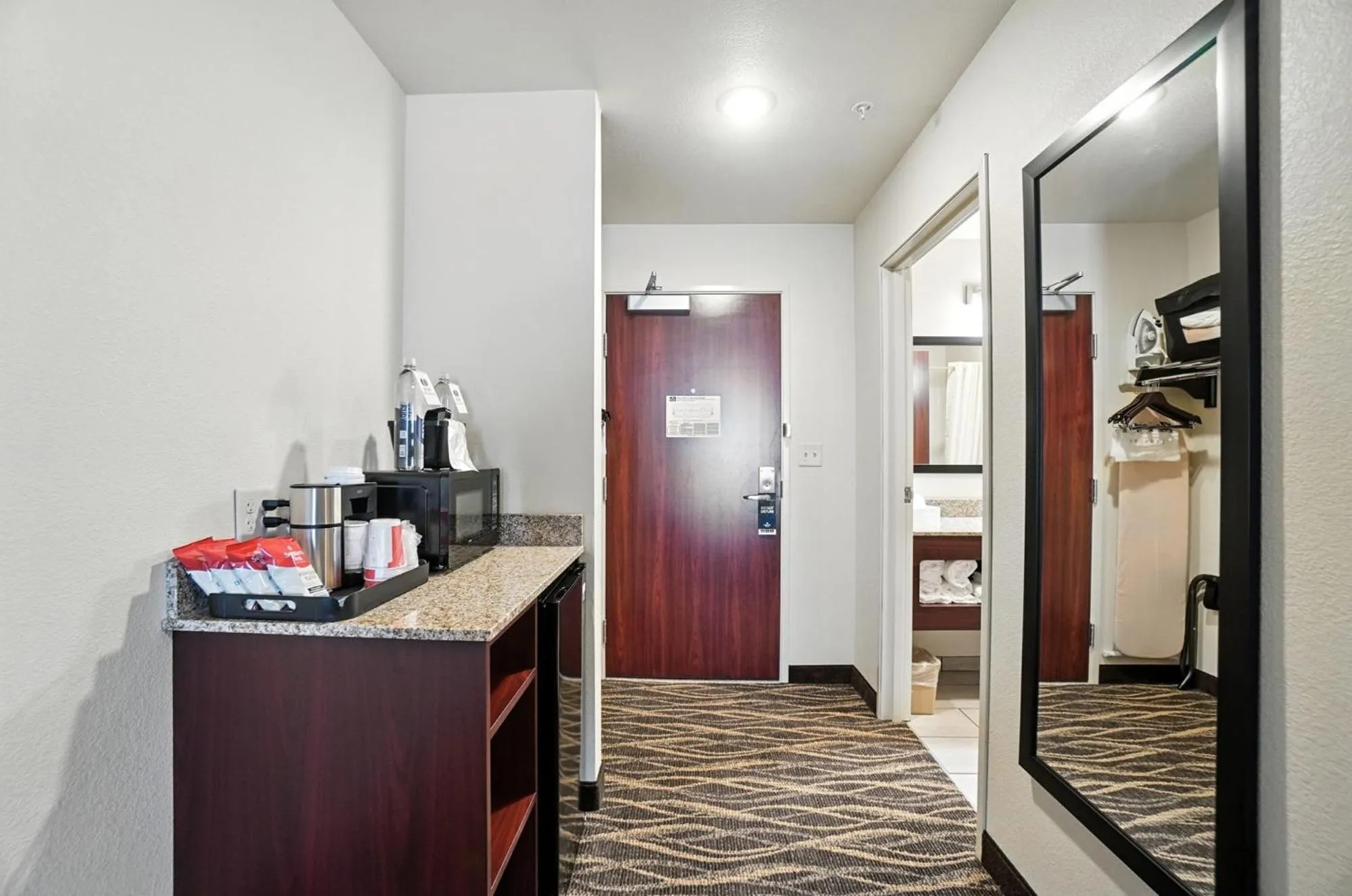 Bedroom in Cobblestone Hotel & Suites - Bellefontaine