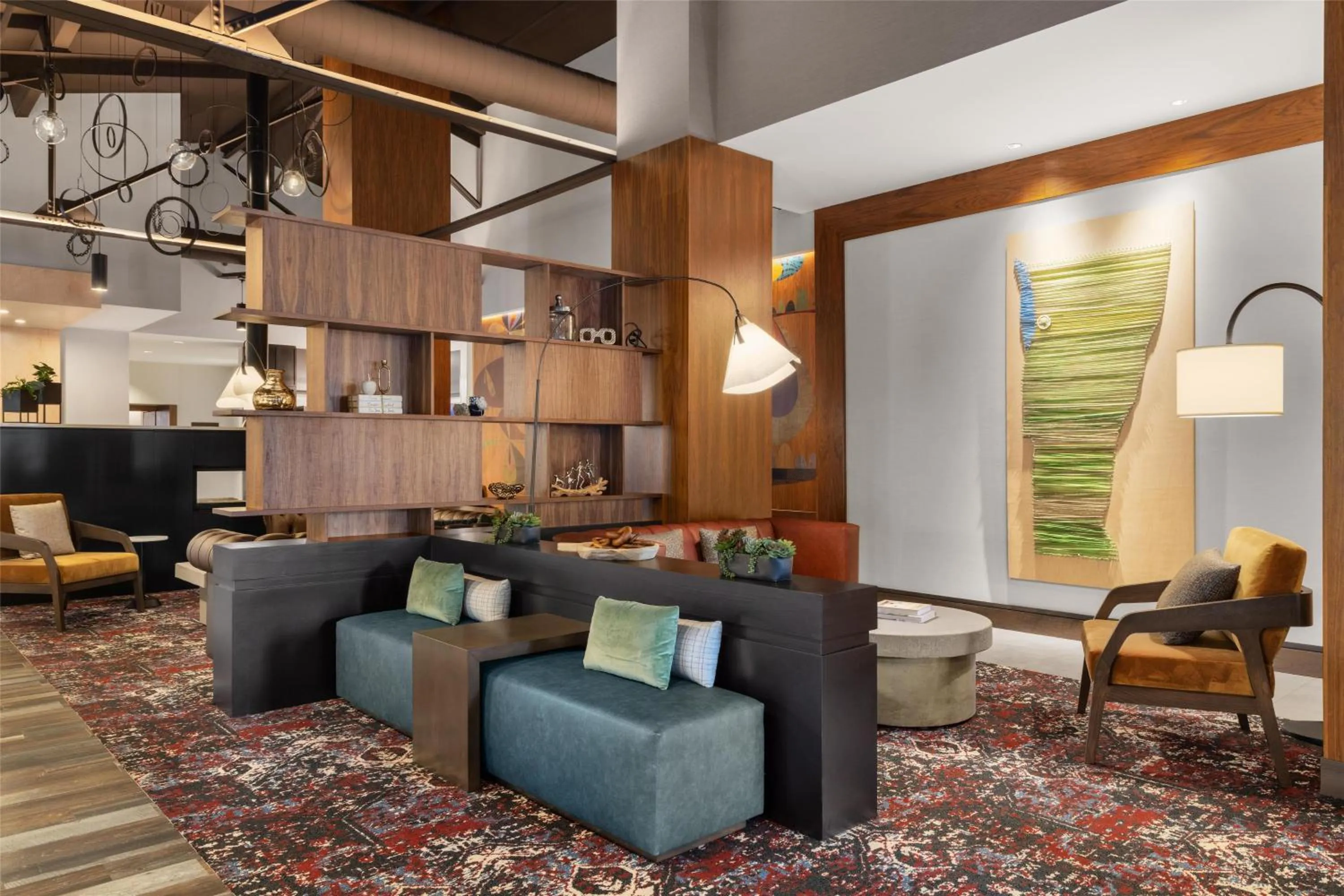 Lobby or reception in Hilton Garden Inn Burlington Downtown