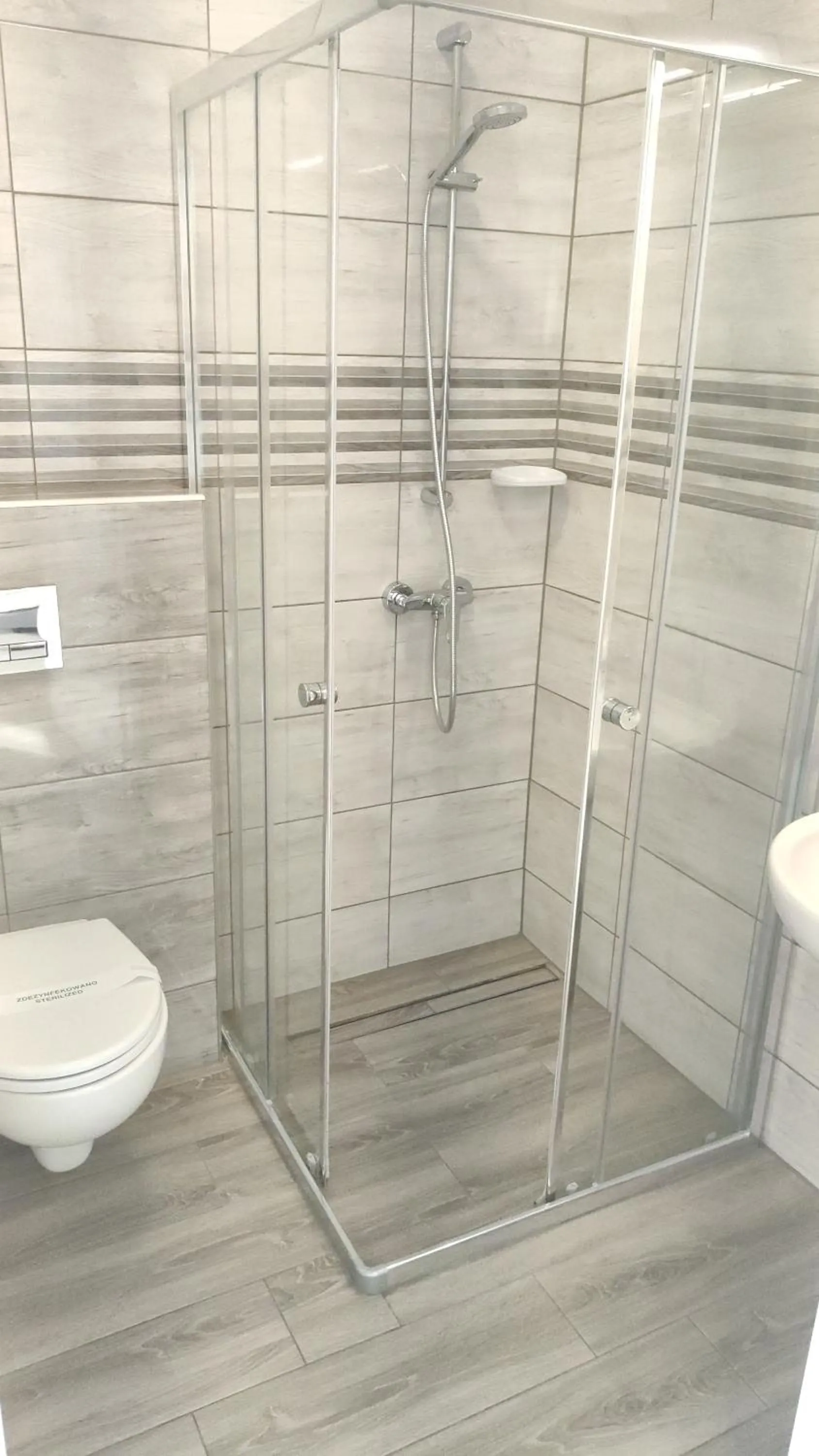 Shower in Freedom Hostel