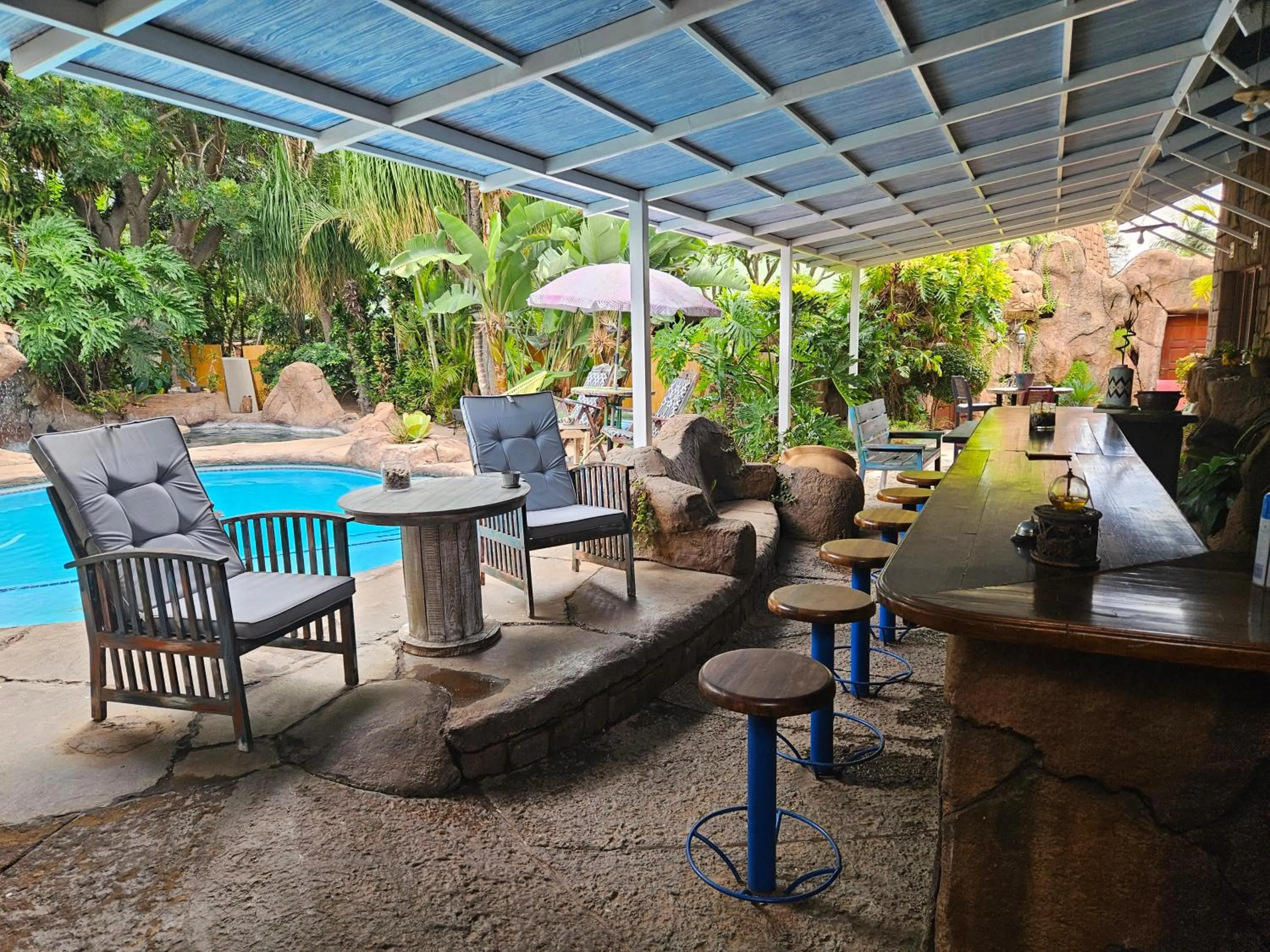 Garden in 61 On Ireland Guest House and Conferencing