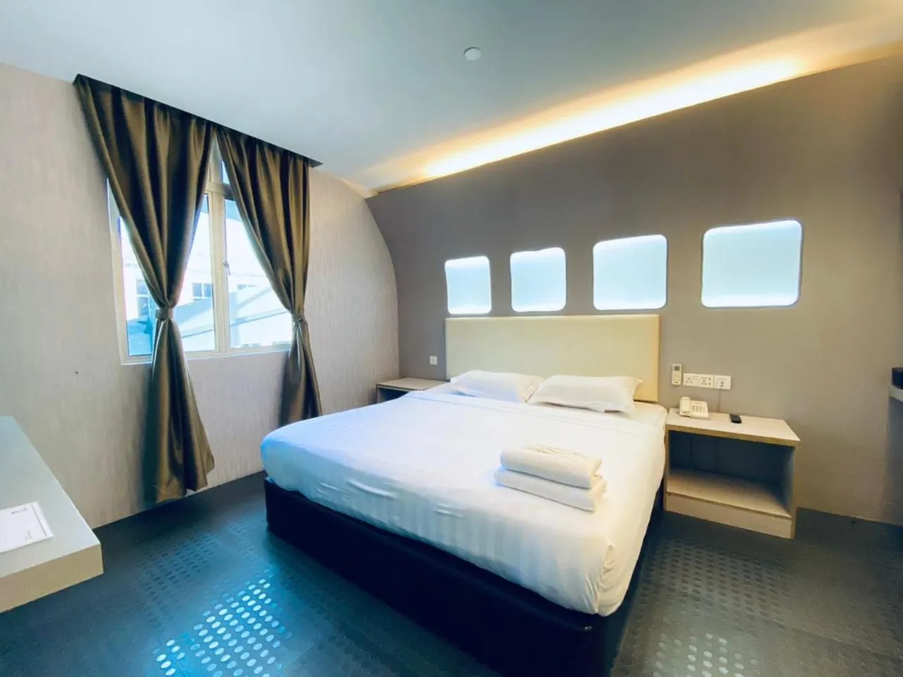 Bed in Sri Langit Hotel KLIA, KLIA 2 & F1