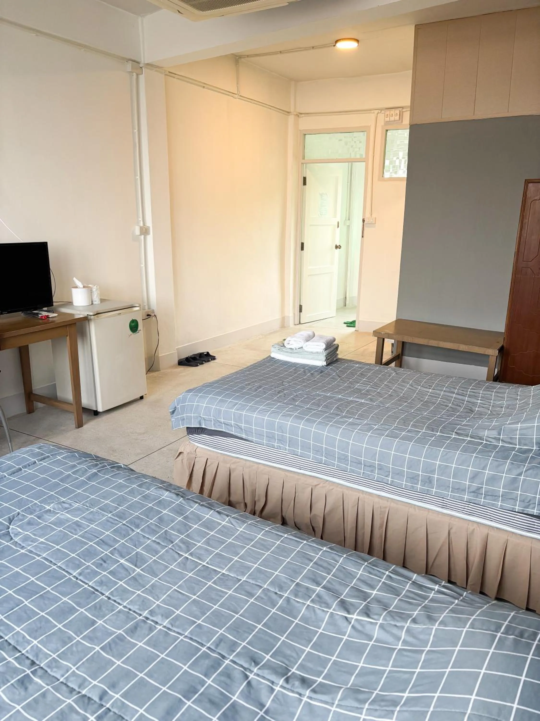 Bed in Ther Bangkoknoi Hotel