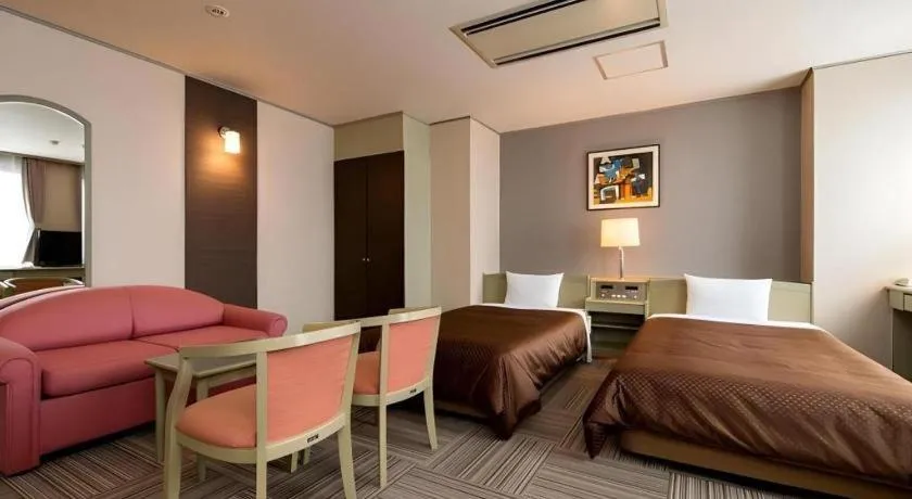 Bed in New Biwako Hotel