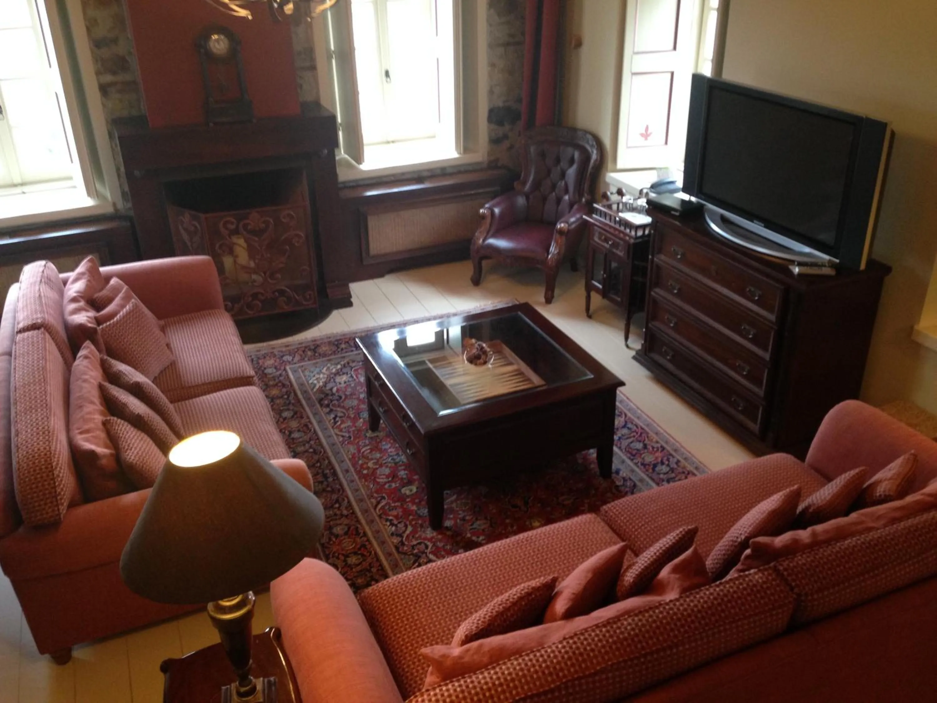 Seating area in Pyrgos Of Mystra