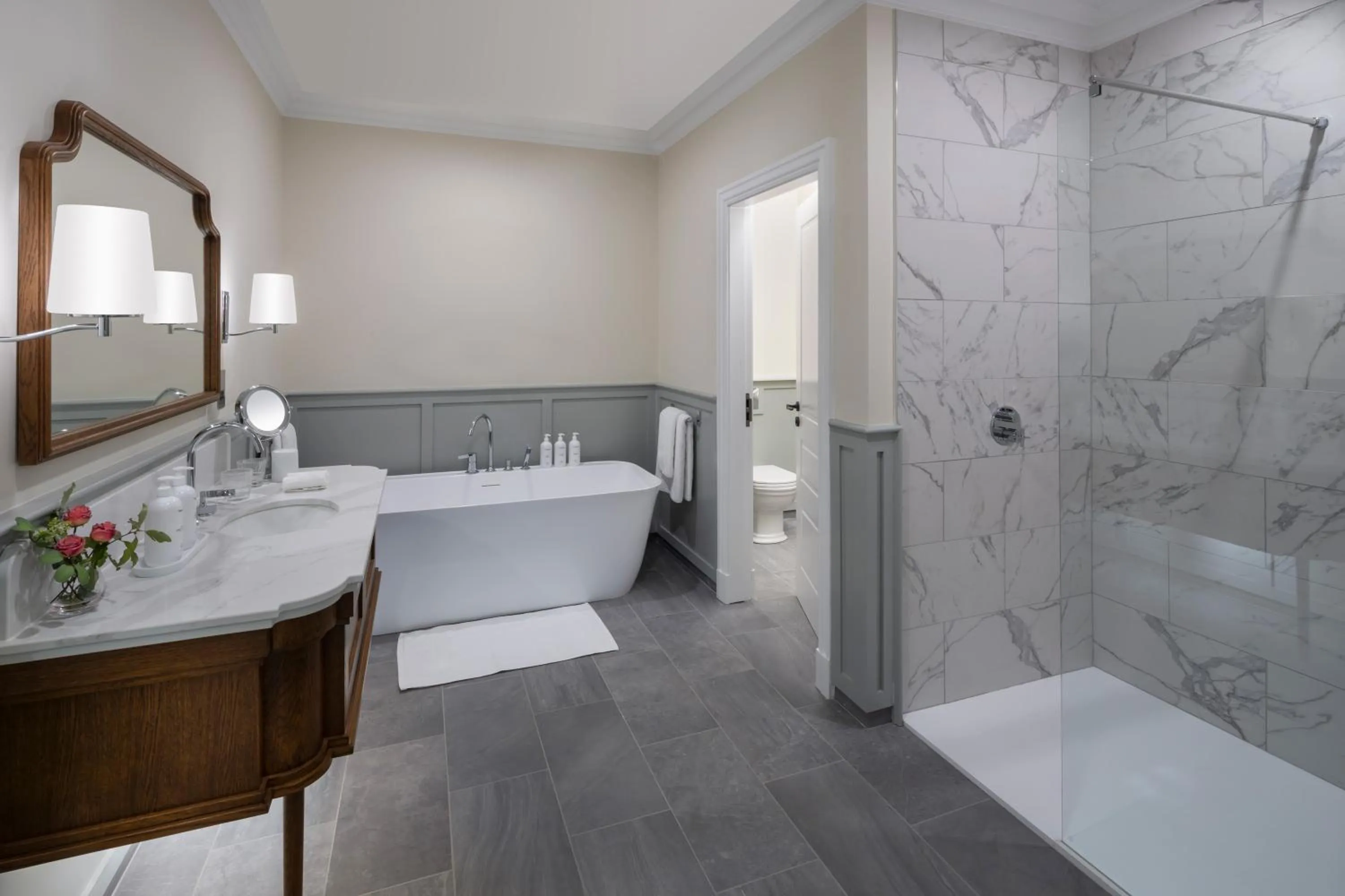 Bathroom in Dunluce Lodge - Small Luxury Hotels of the World