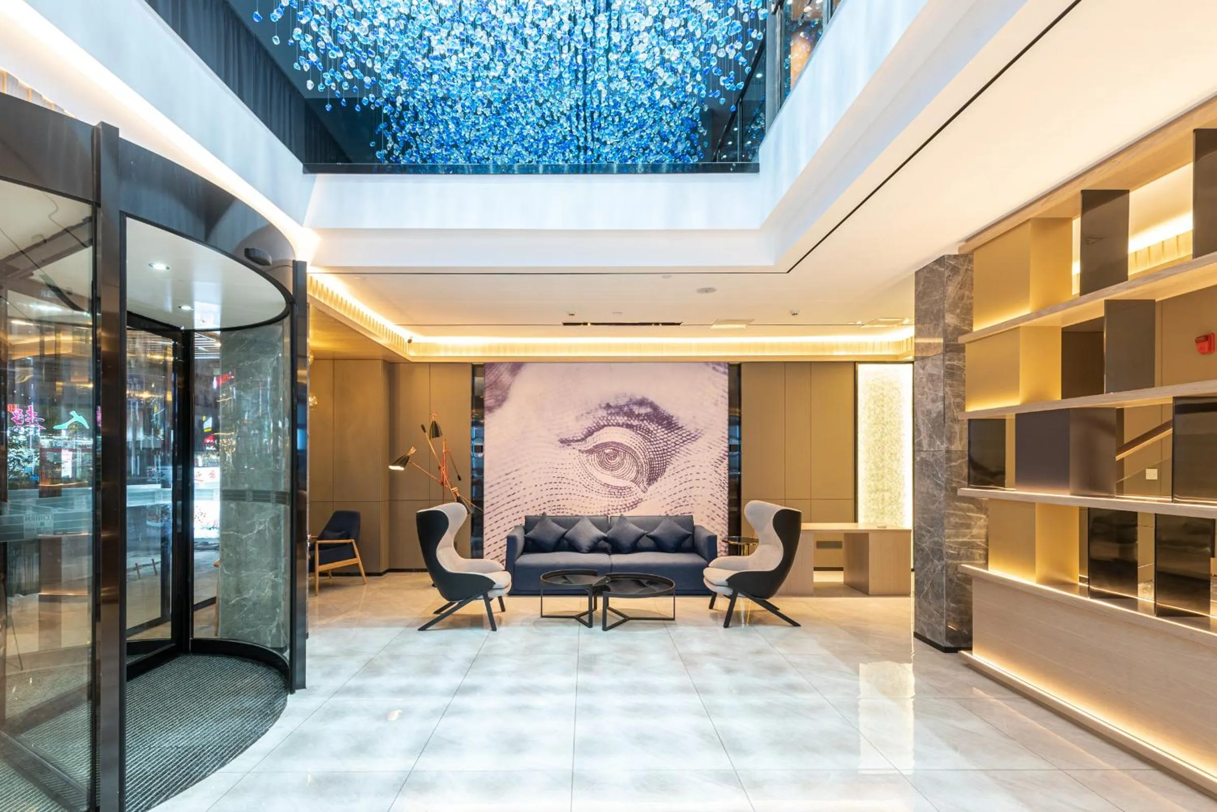 Seating area in Echarm Hotel Yangshuo West Stree