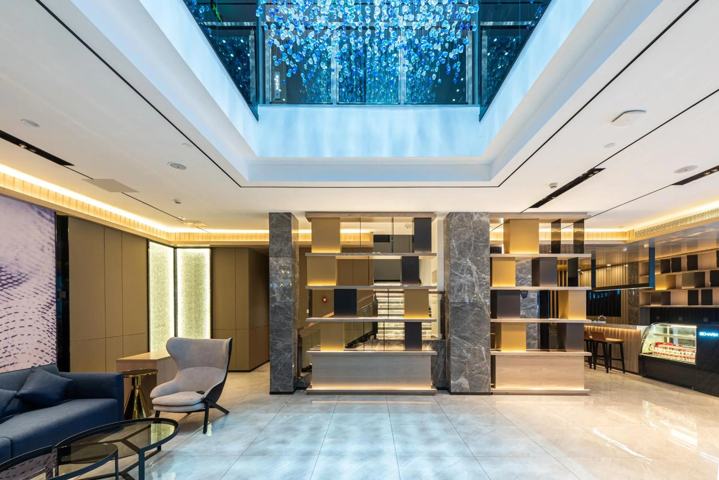 Seating area in Echarm Hotel Yangshuo West Stree