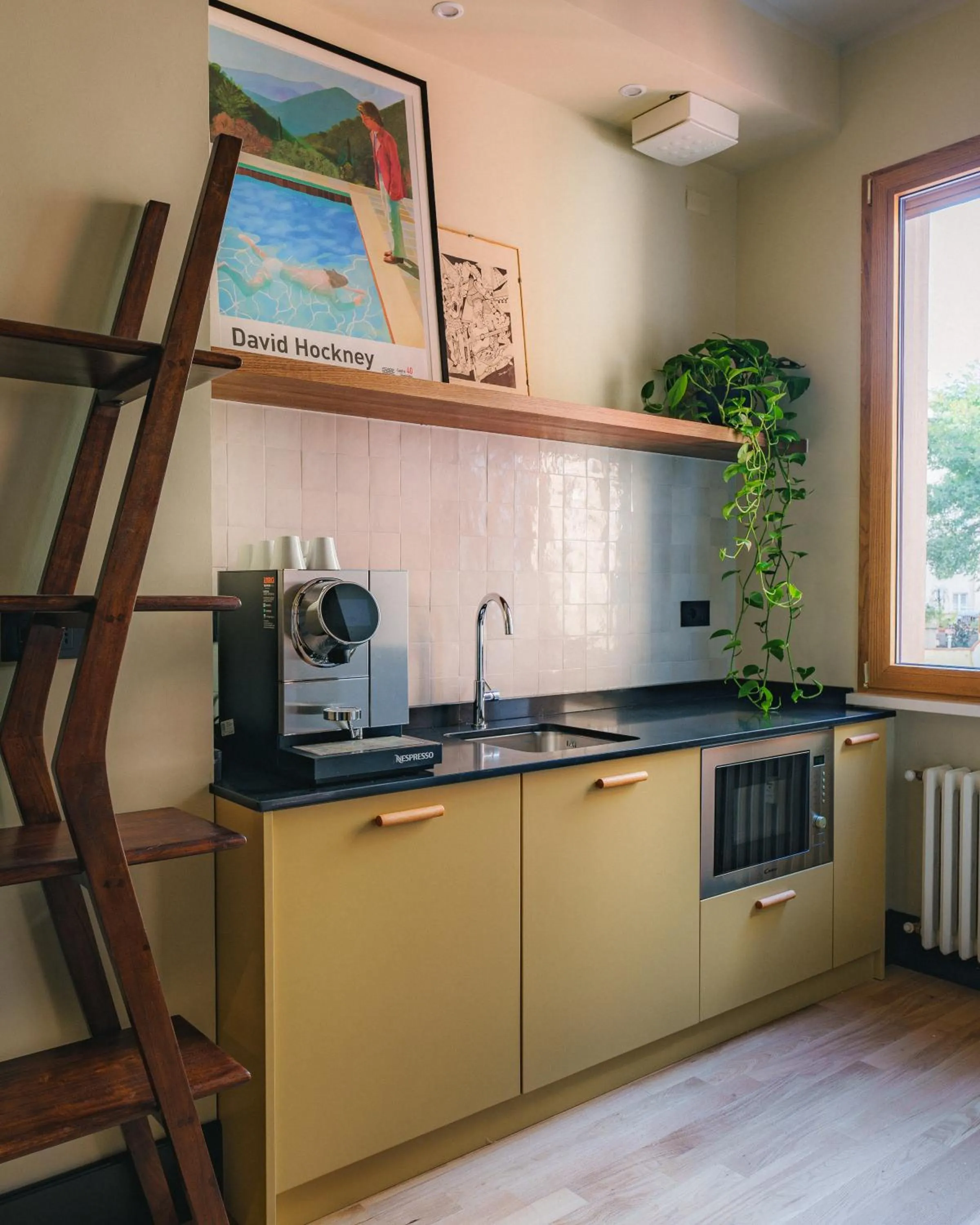 Kitchen or kitchenette in c-hotels Alamanni21