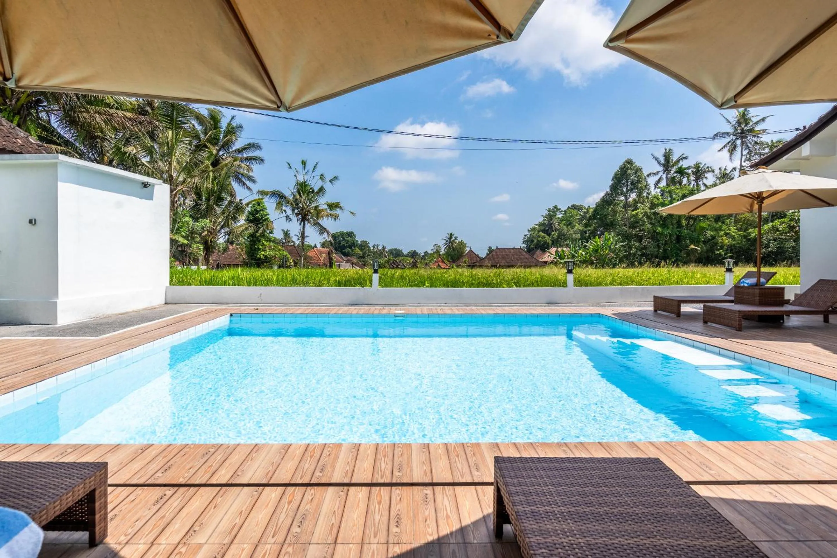 Garden in Aura Apartments Ubud