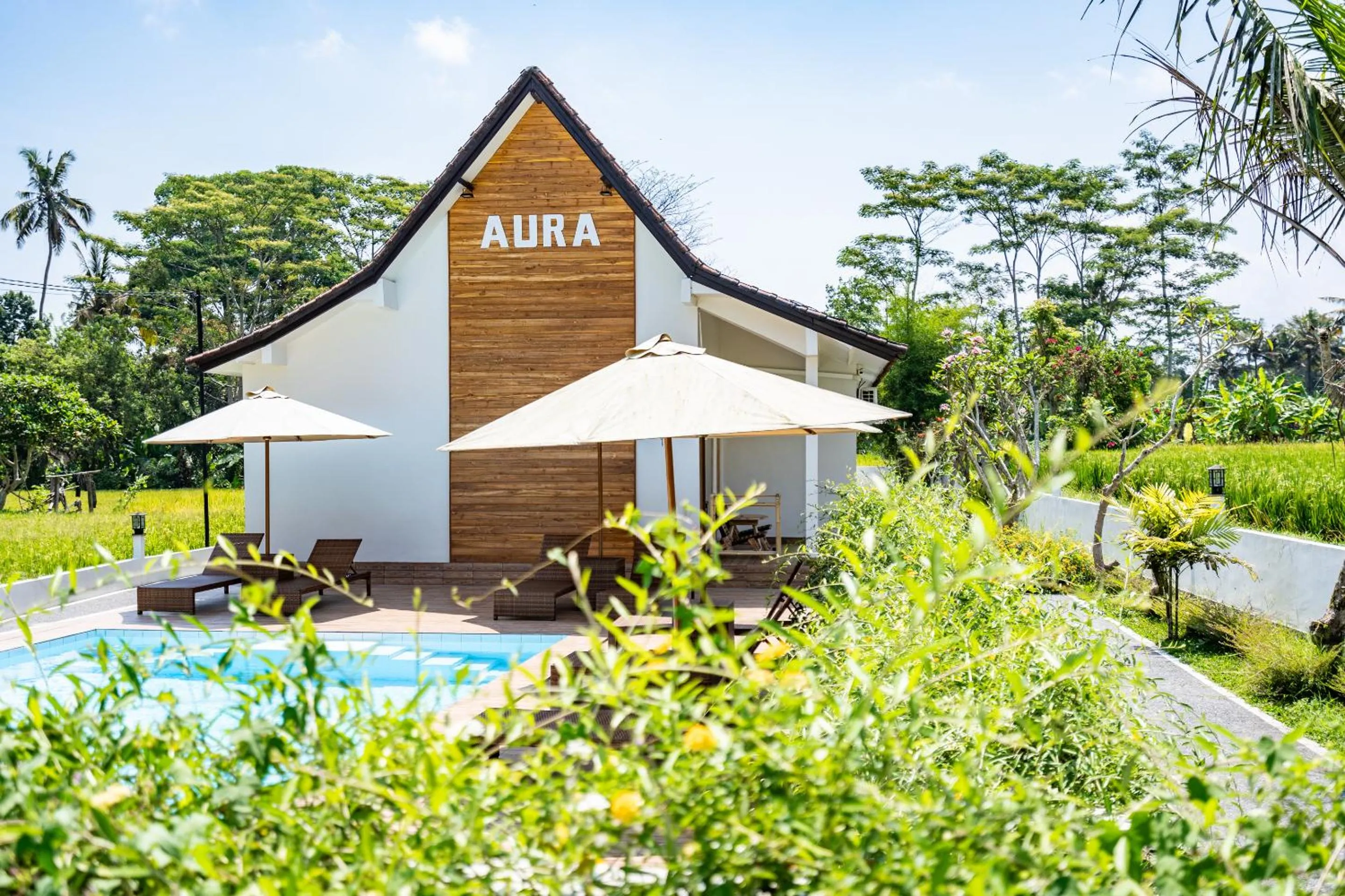Property building in Aura Apartments Ubud
