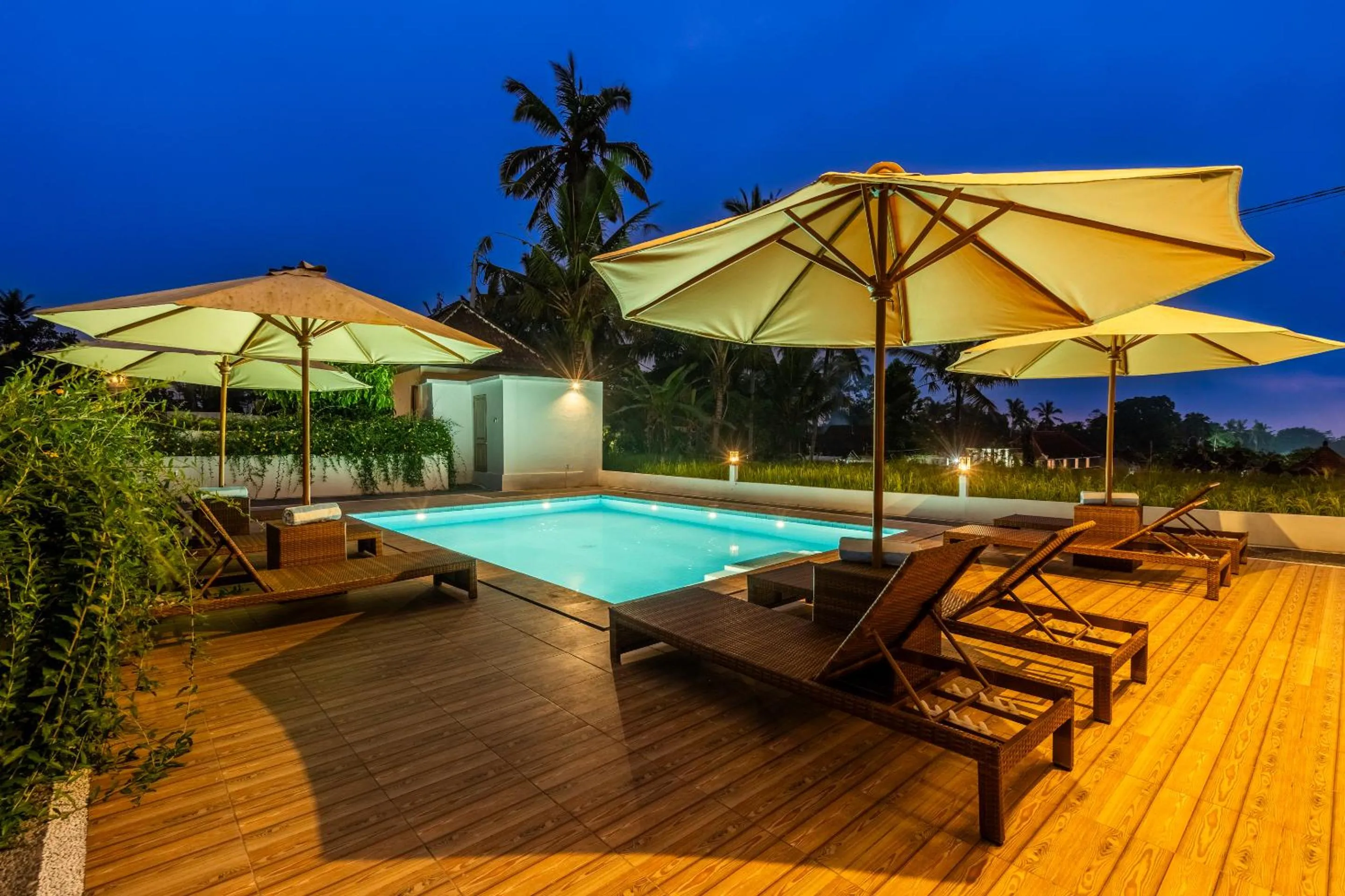 Night in Aura Apartments Ubud