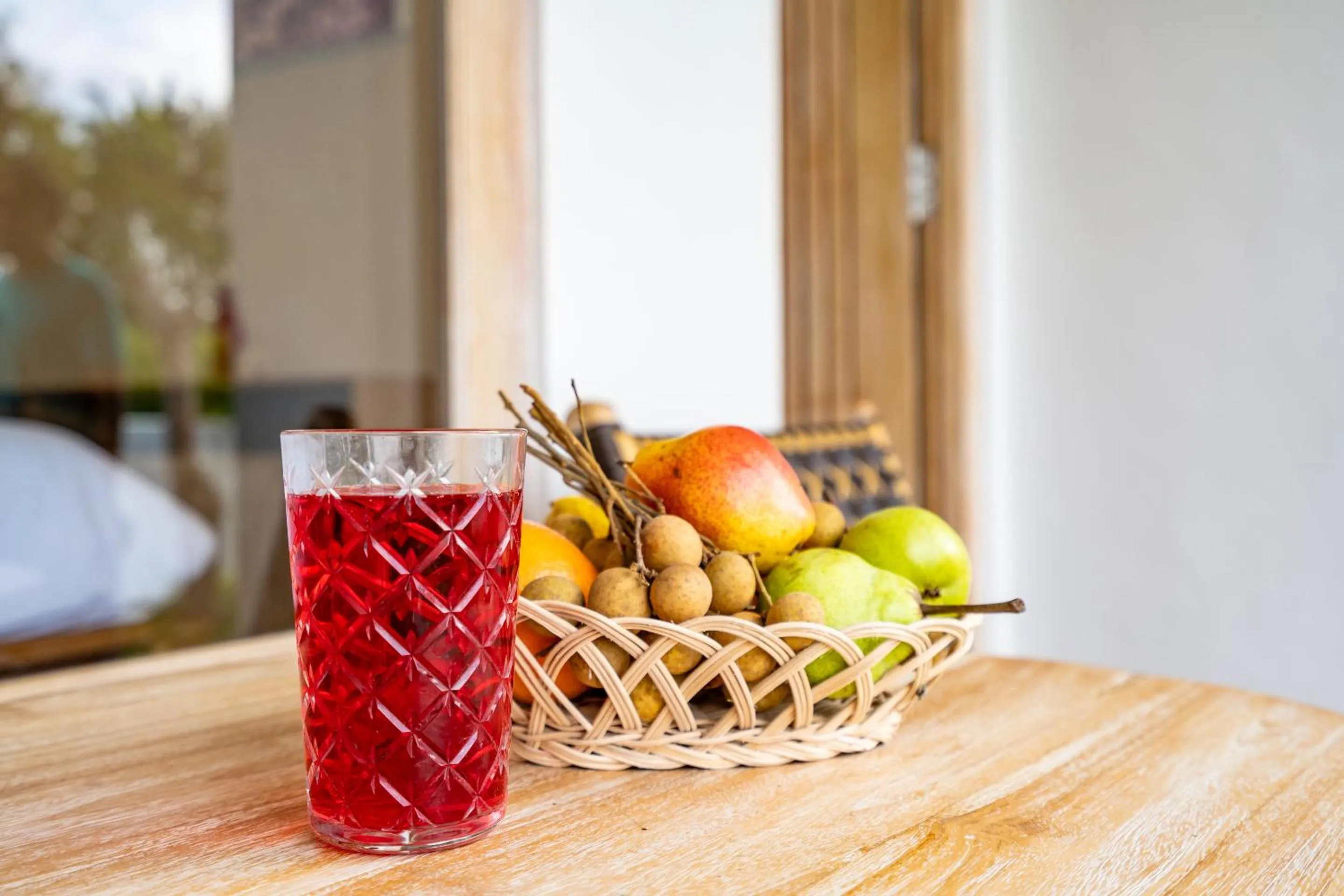 Food and drinks in Aura Apartments Ubud