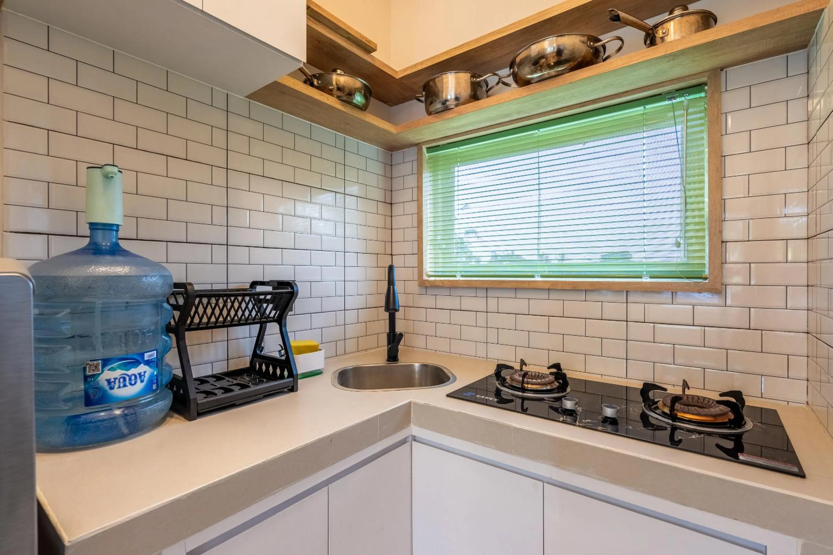 stove in Aura Apartments Ubud