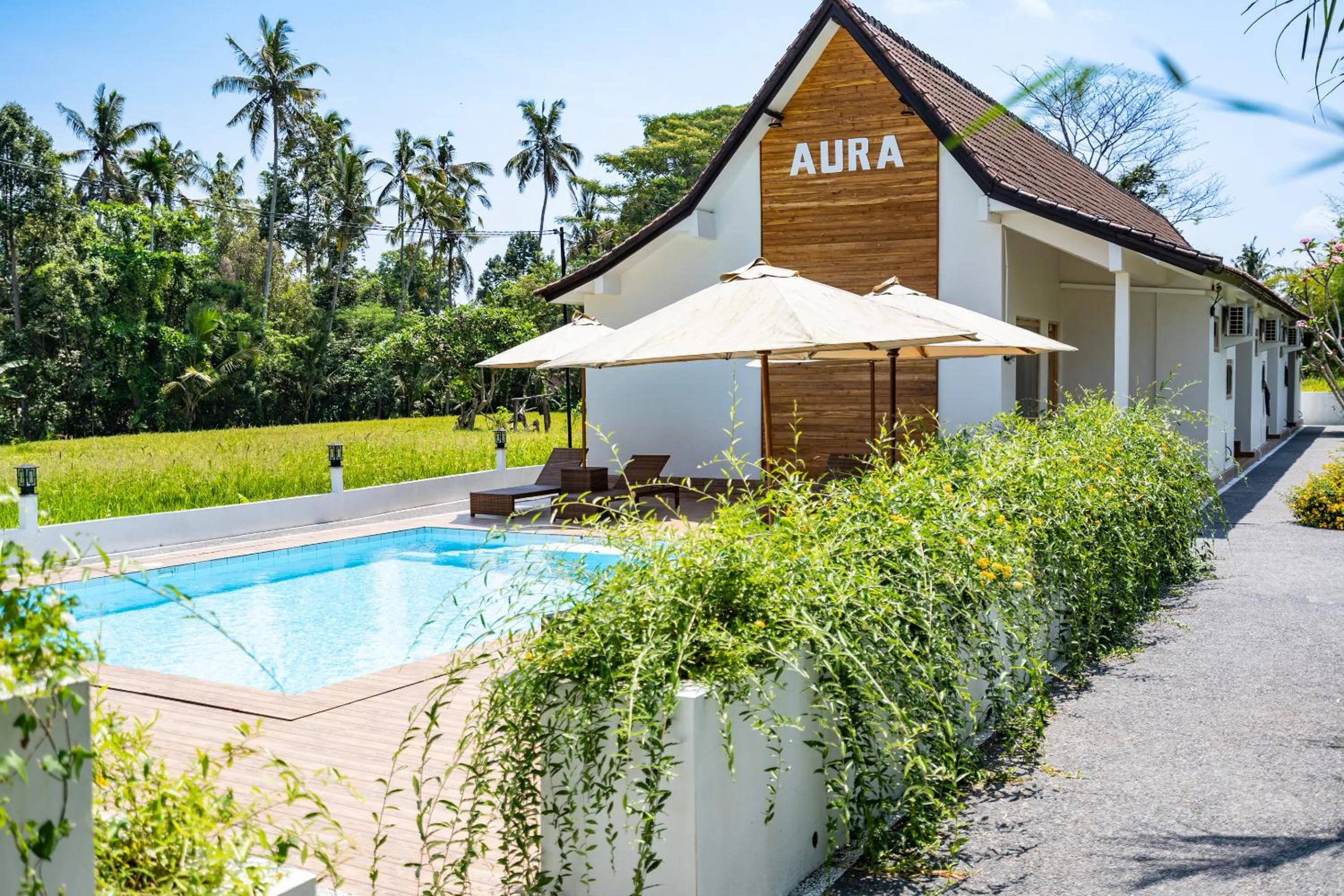 Property building in Aura Apartments Ubud