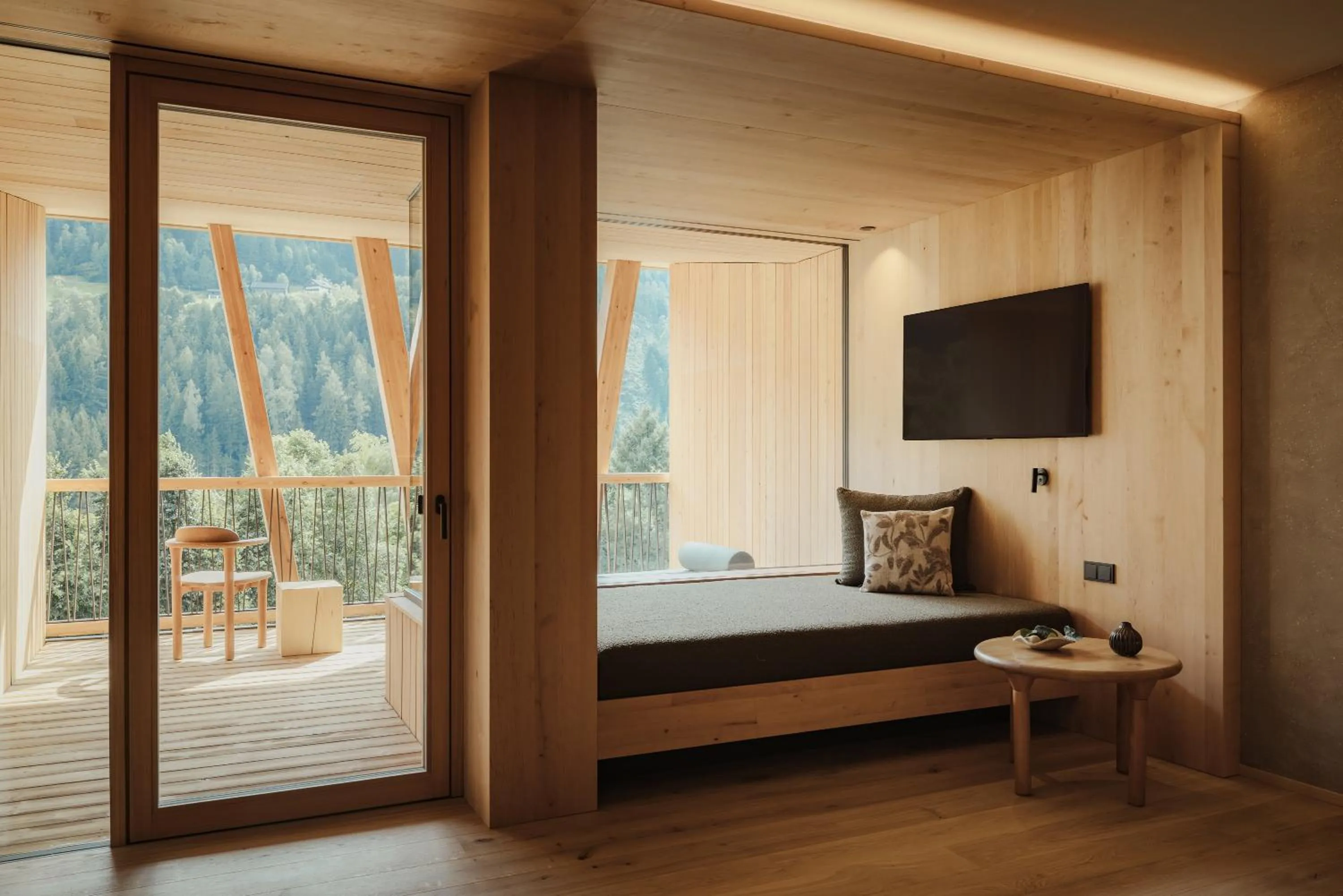 Bed in Taubers Bio Vitalhotel