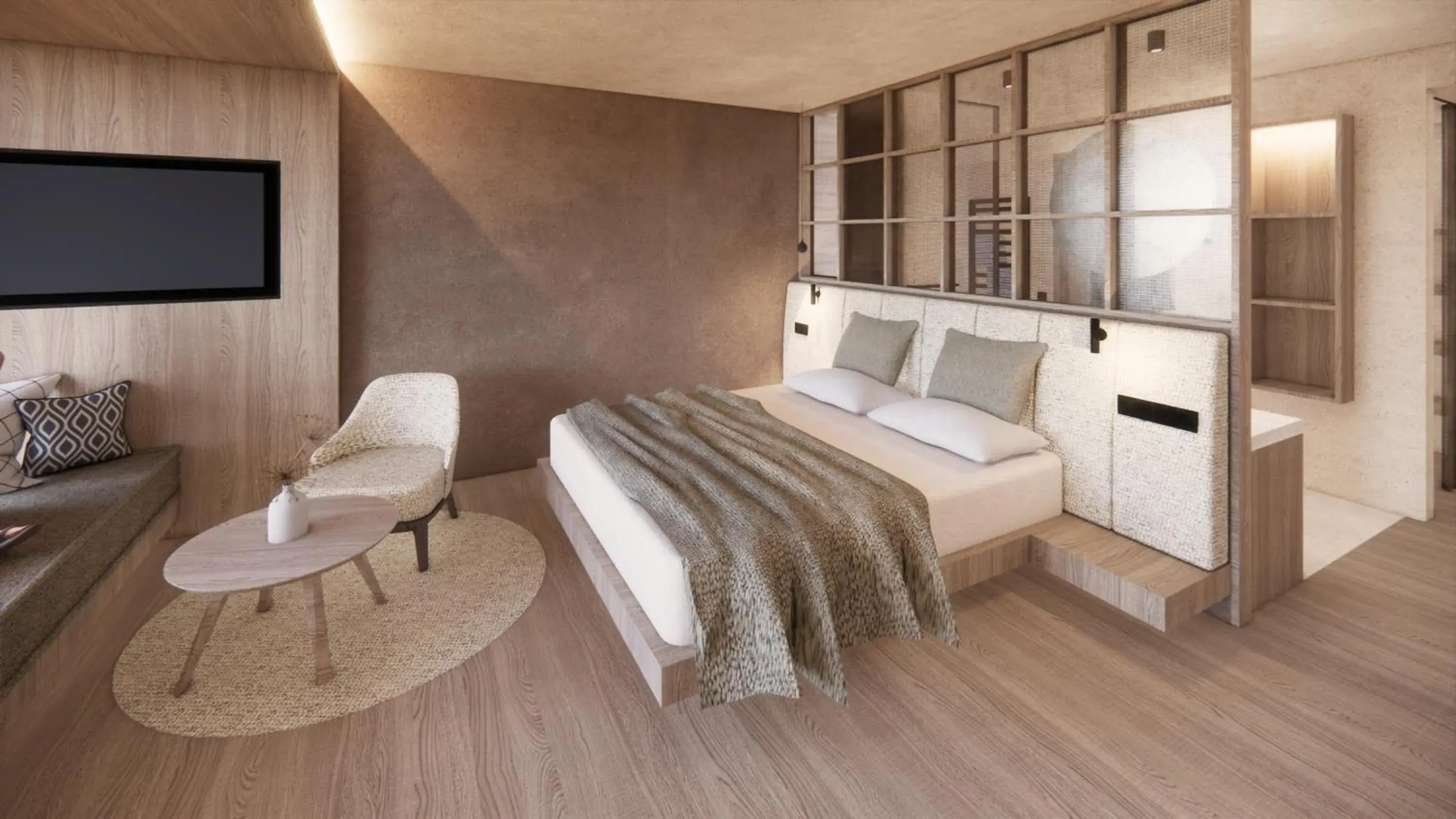 Superior Double Room in Taubers Bio Vitalhotel Superior Double Room in Taubers Bio Vitalhotel