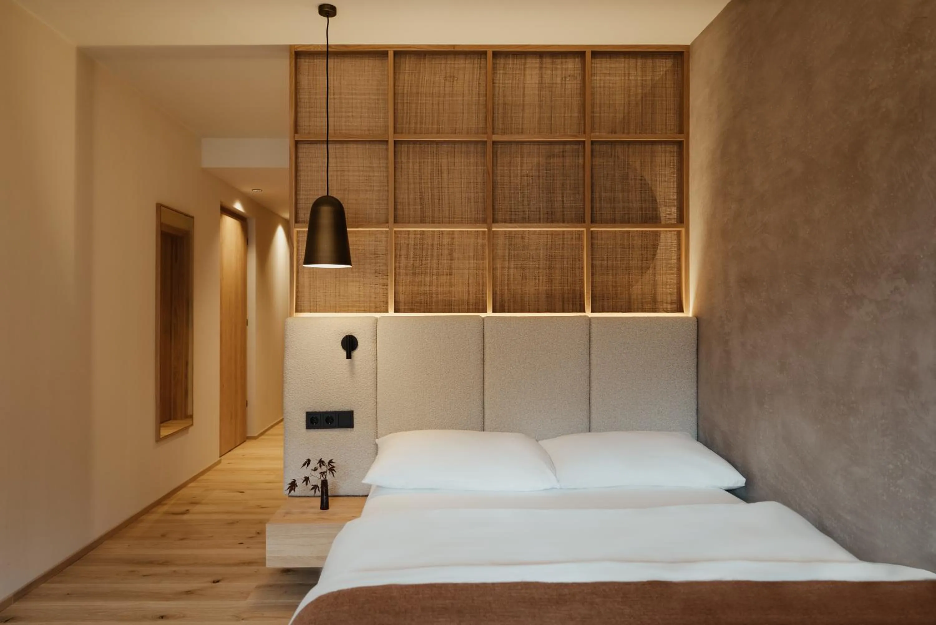 Bed in Taubers Bio Vitalhotel