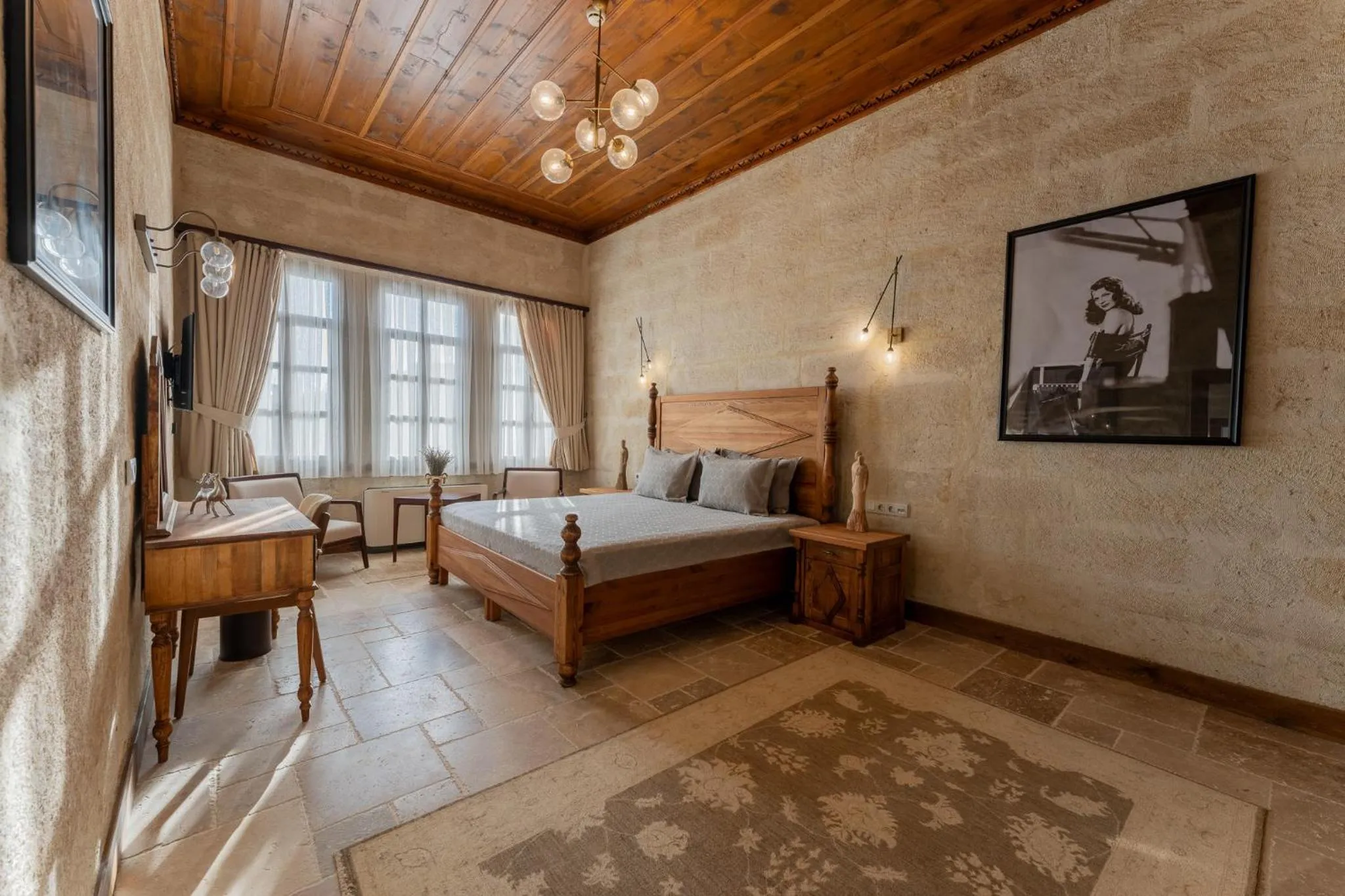 Bedroom, Bed in Asmalı Konak Cave Suites