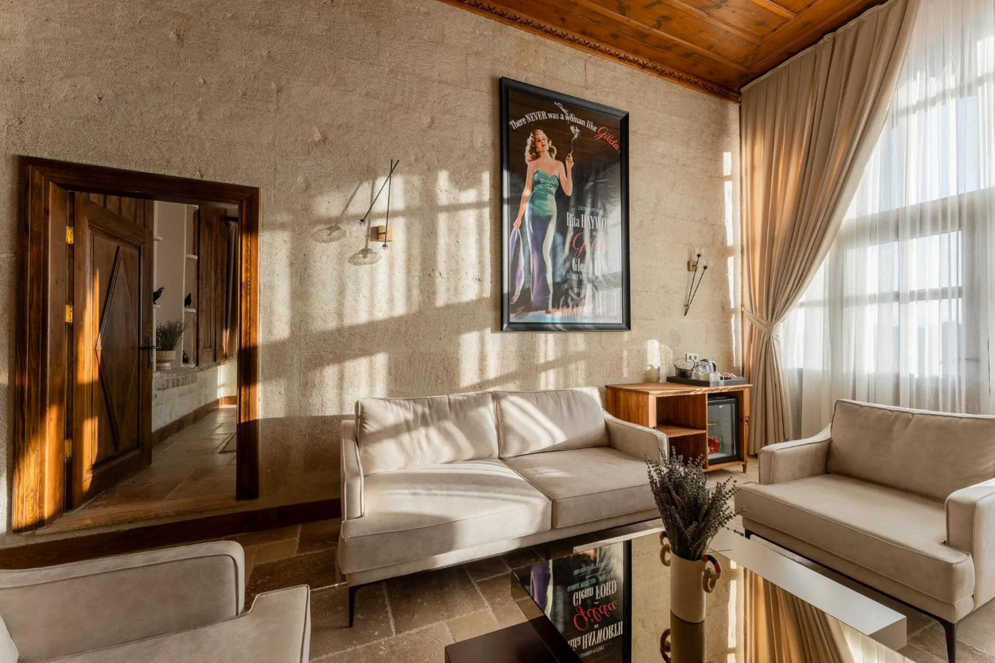 Decorative detail in Asmalı Konak Cave Suites