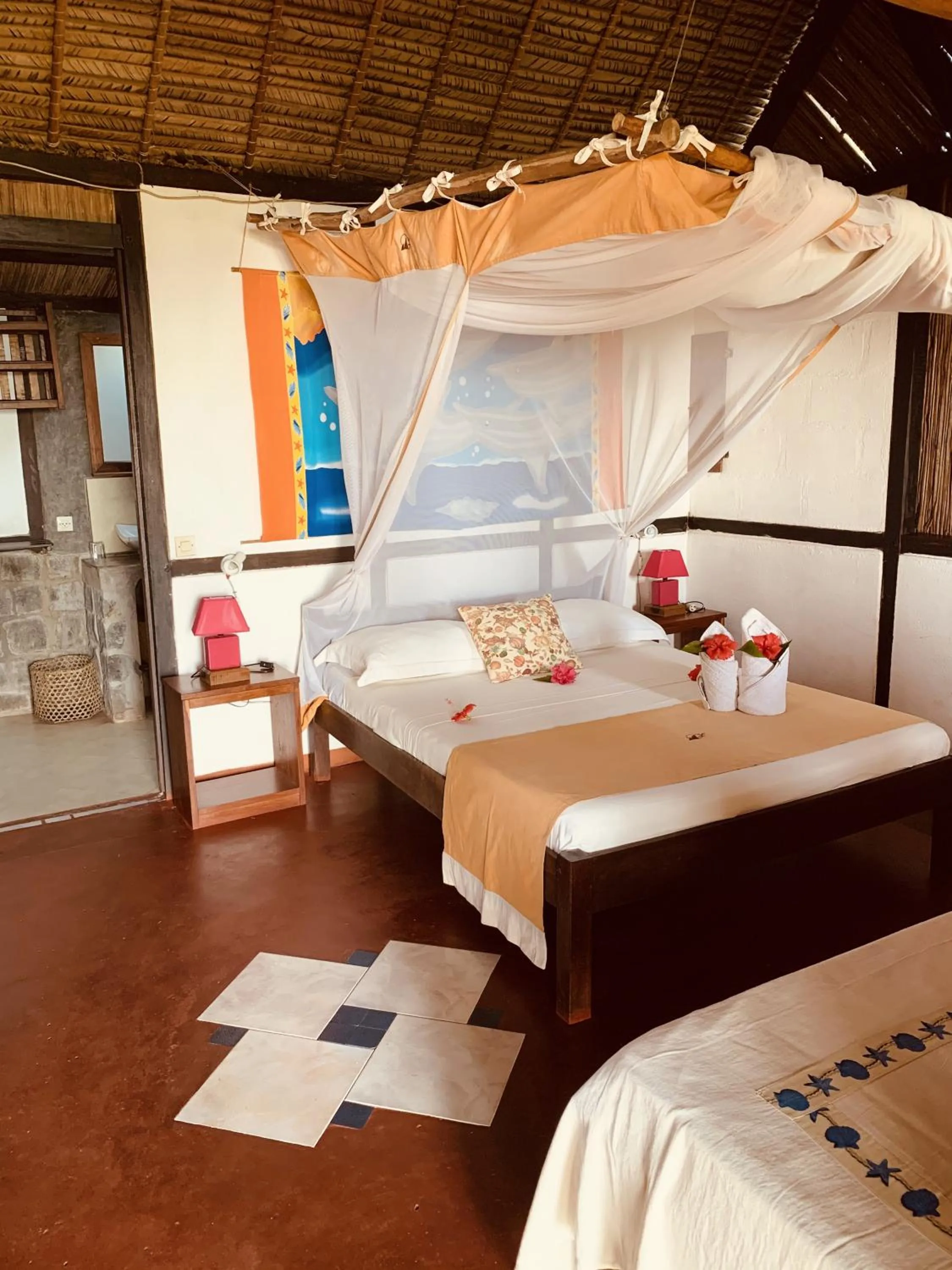 Bed in Libertalia Hotel