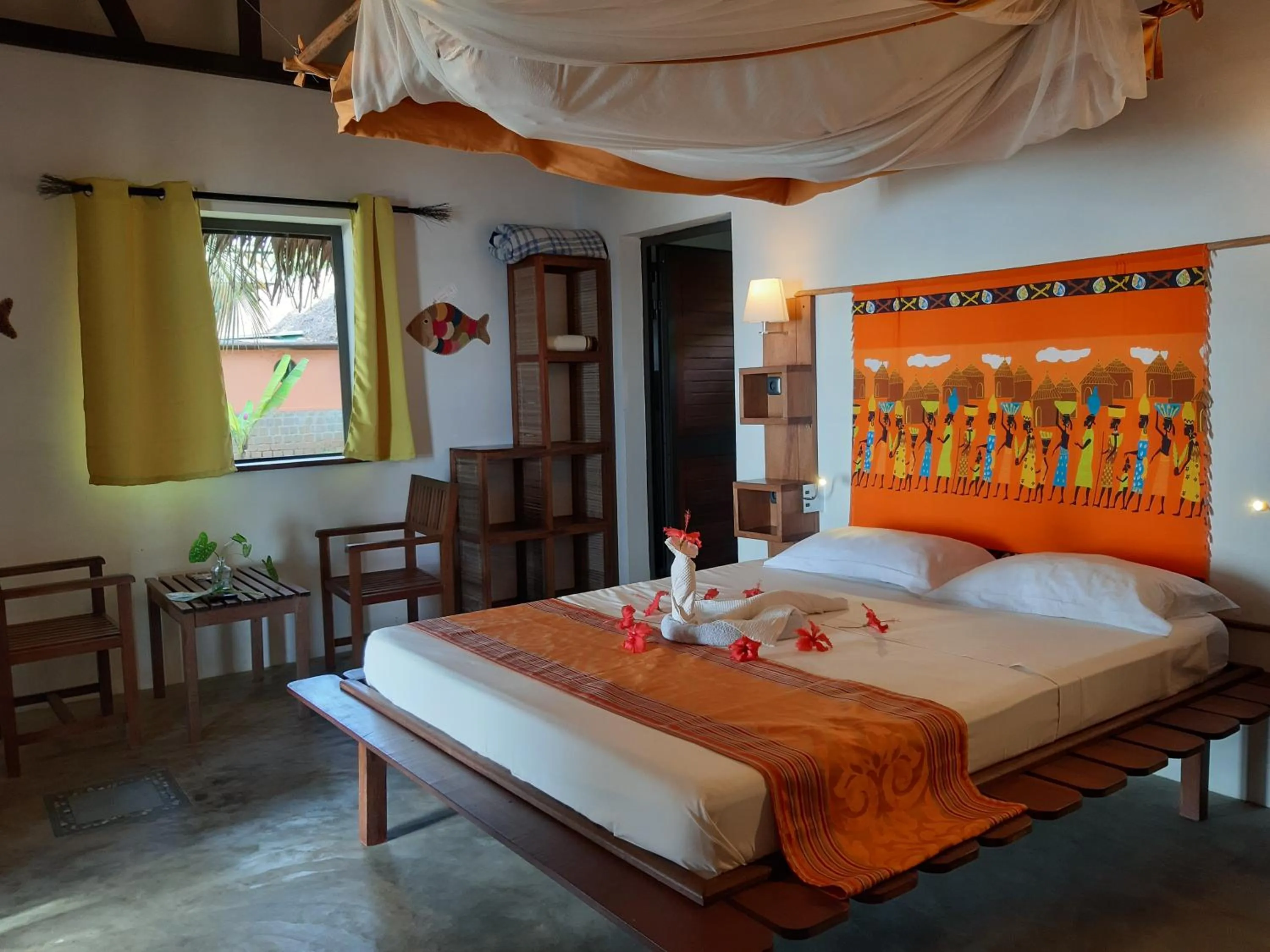 Bed in Libertalia Hotel