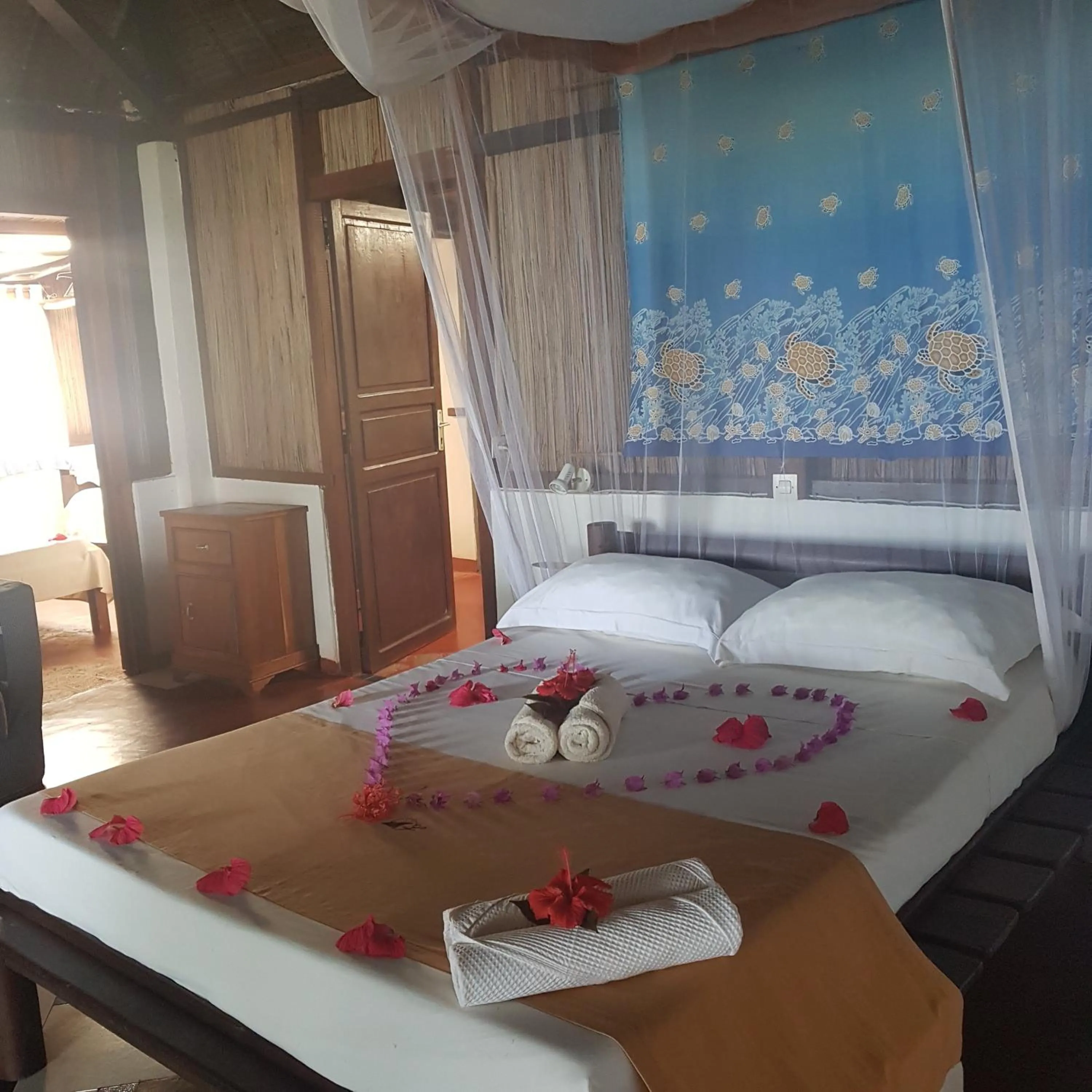 Bed in Libertalia Hotel