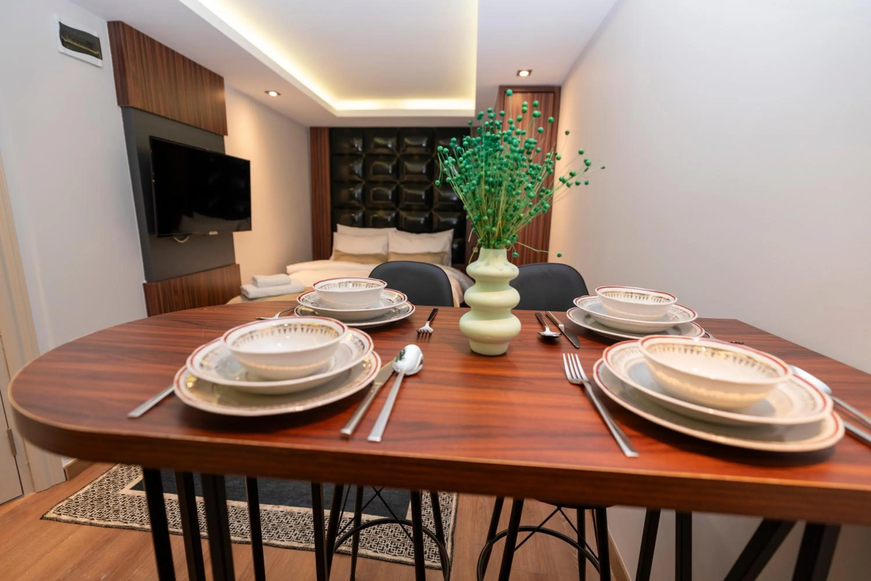 Seating area in THE MUA LUXURY HOMEs