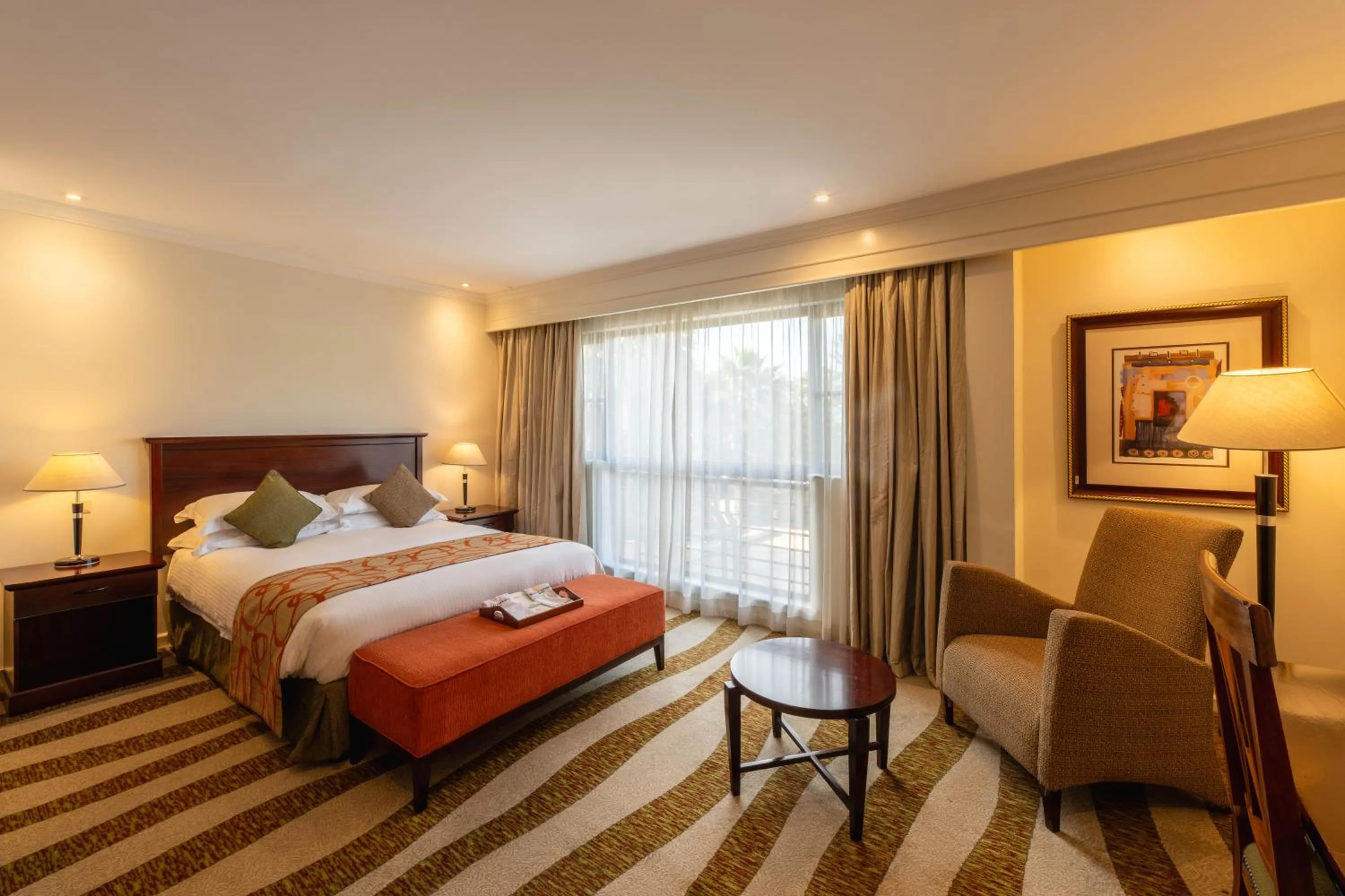 Bed in Kigali Serena Hotel